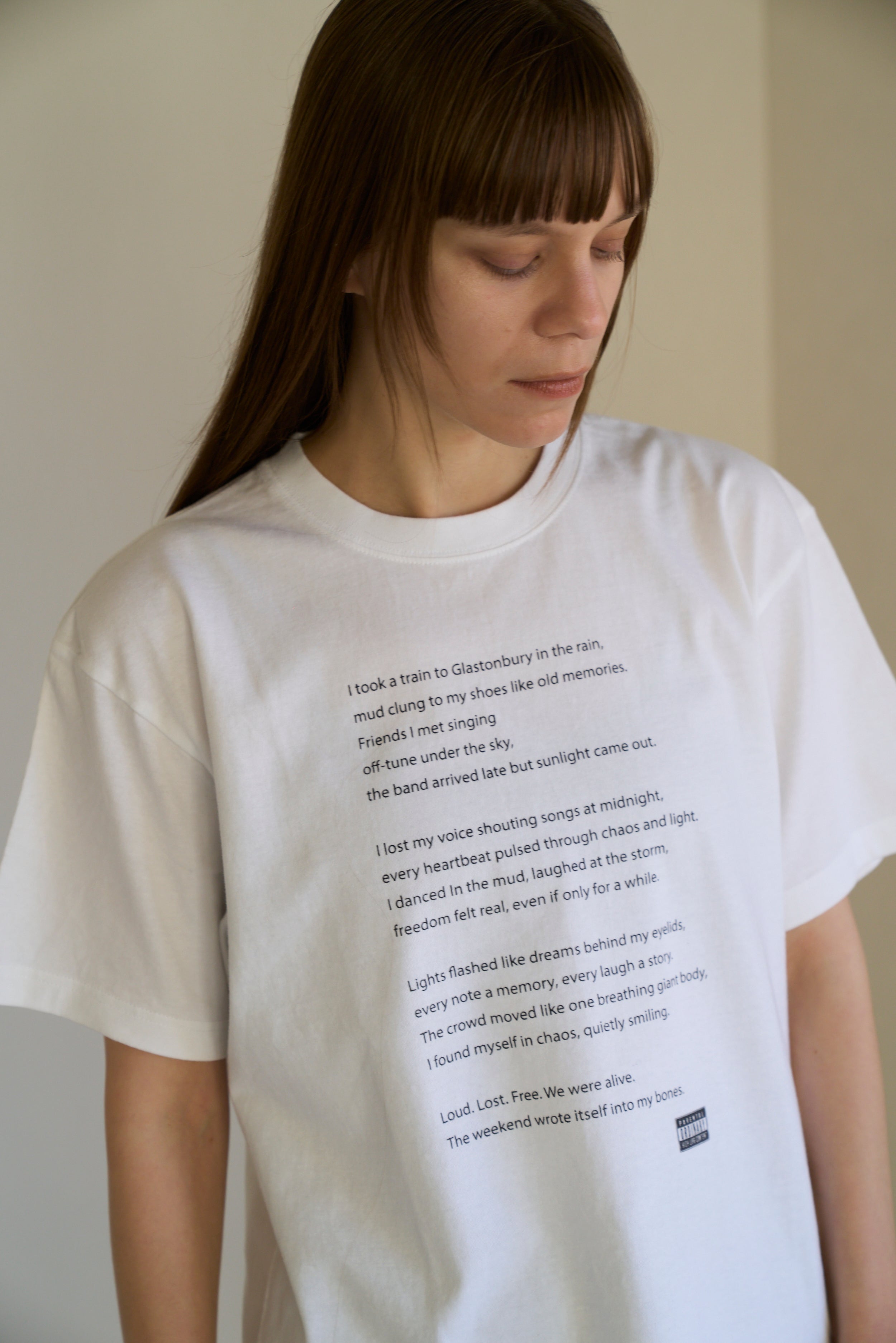 【Ordinary】ポエムプリントTシャツ/BO26-534T