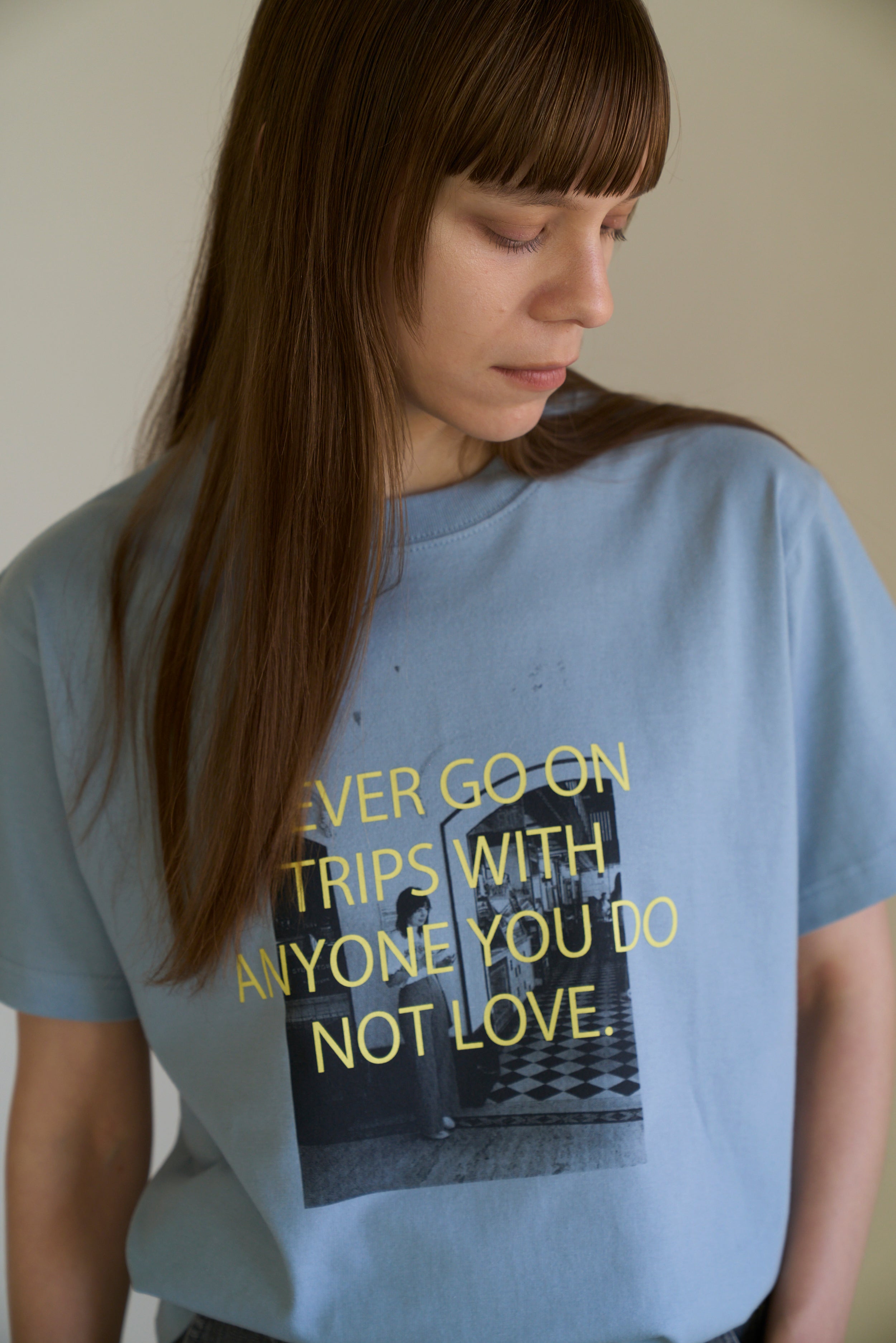 【Ordinary】"NEVER GO ON"フォトTシャツ/BO26-527T