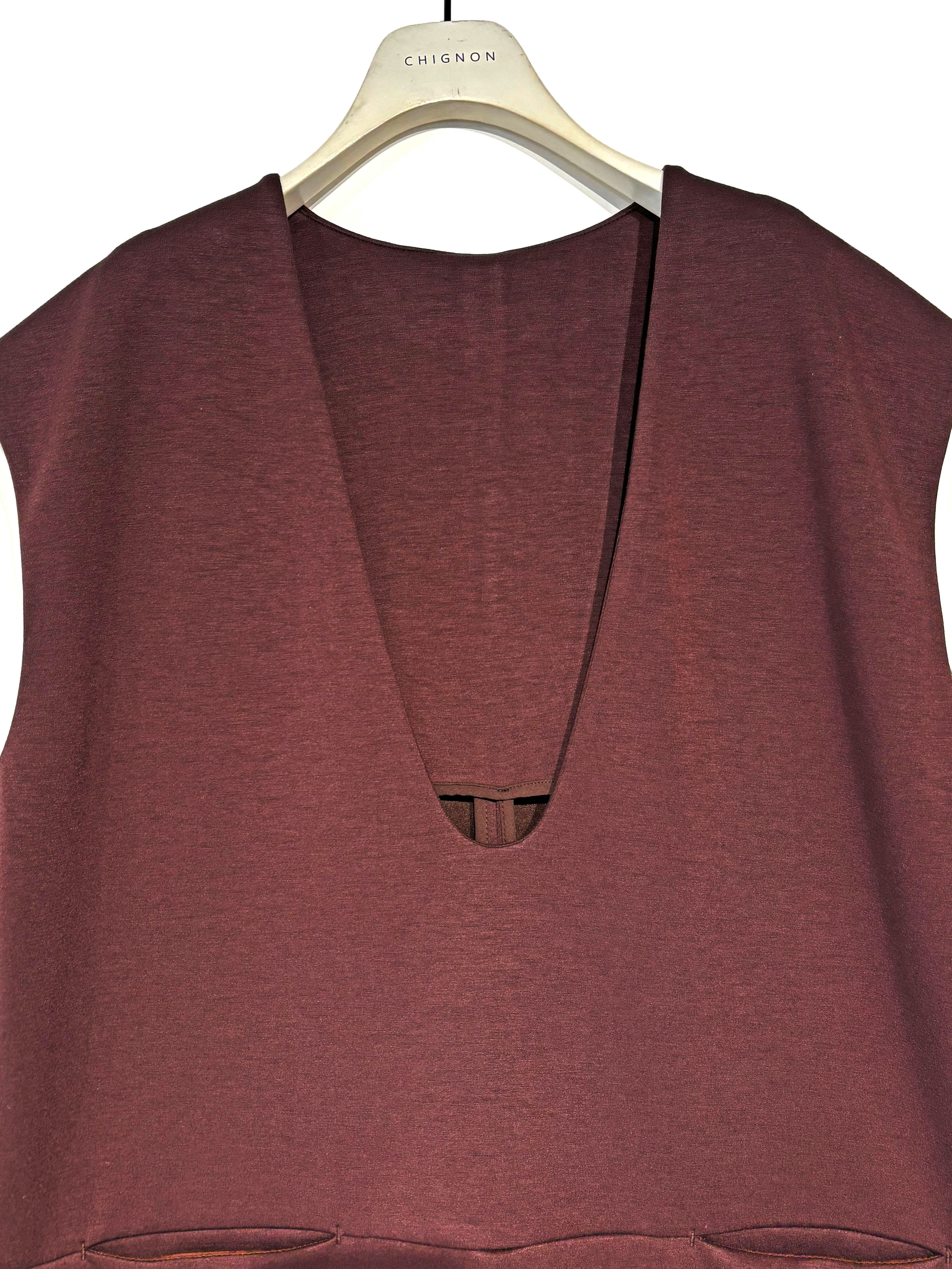 【CHIGNON】ダンボールVネックベスト/4754-049BZ