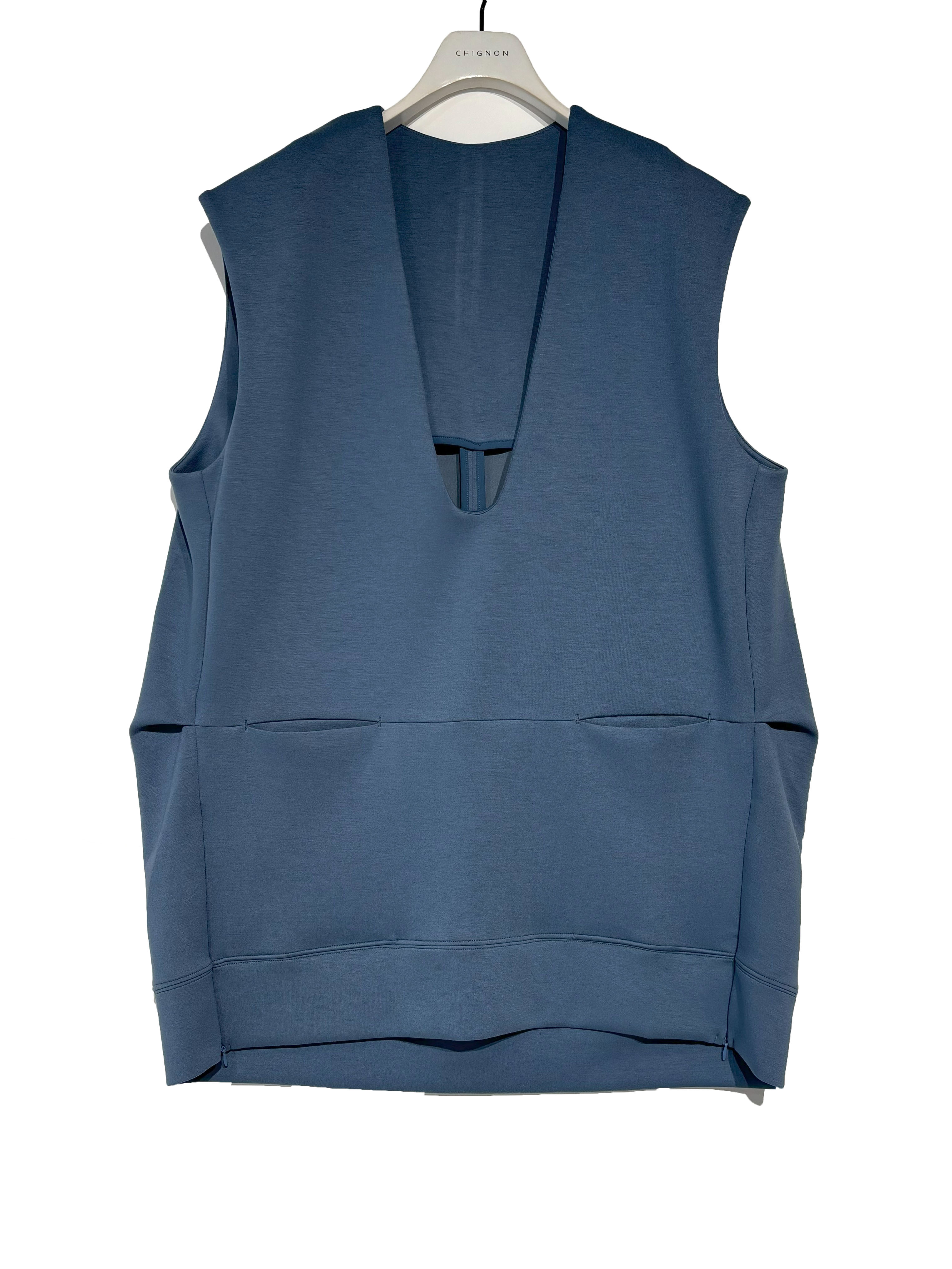 【CHIGNON】ダンボールVネックベスト/4754-049BZ