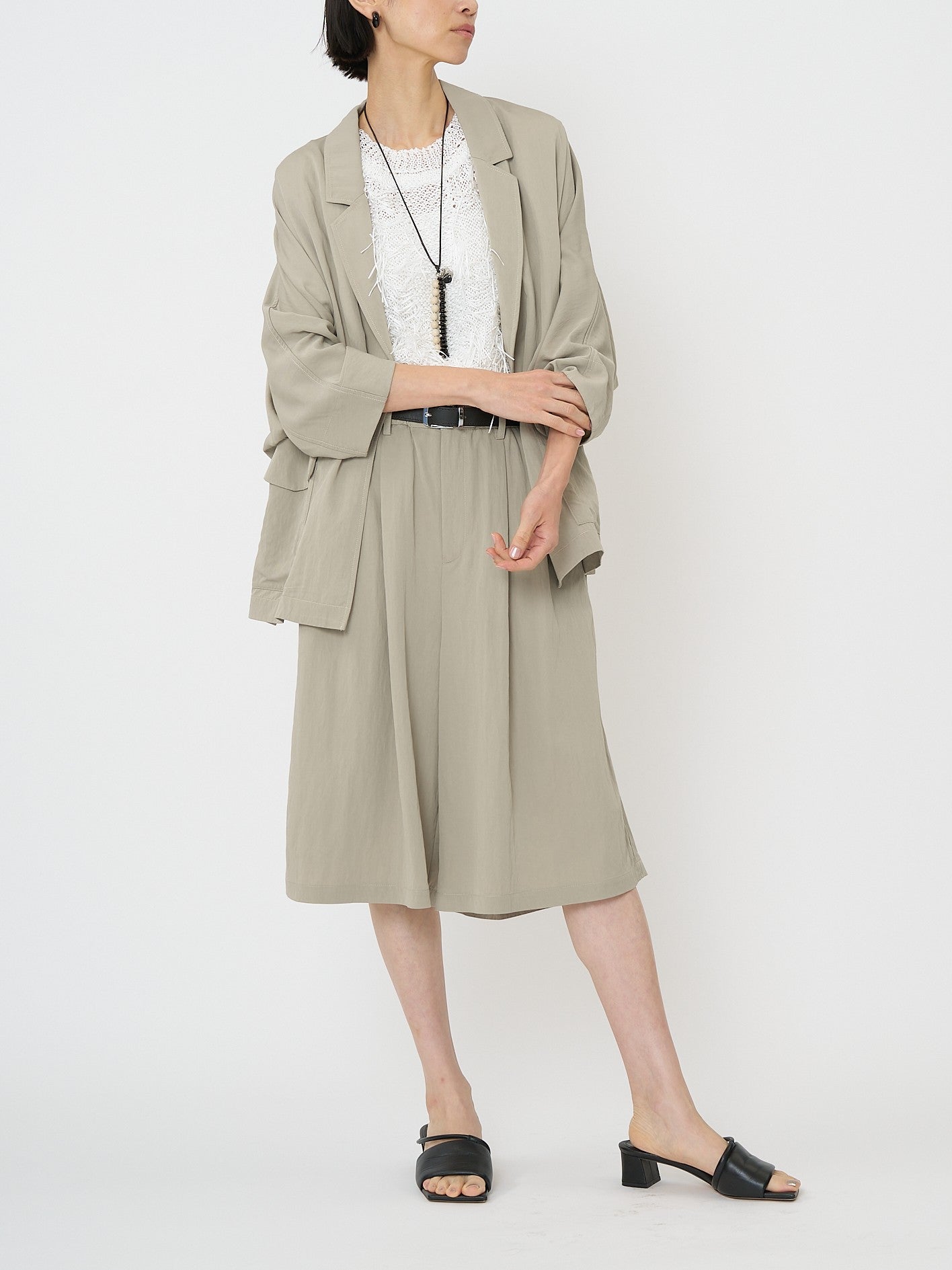 【CHIGNON】リラックスツイルドルマンジャケット/4861-006KK