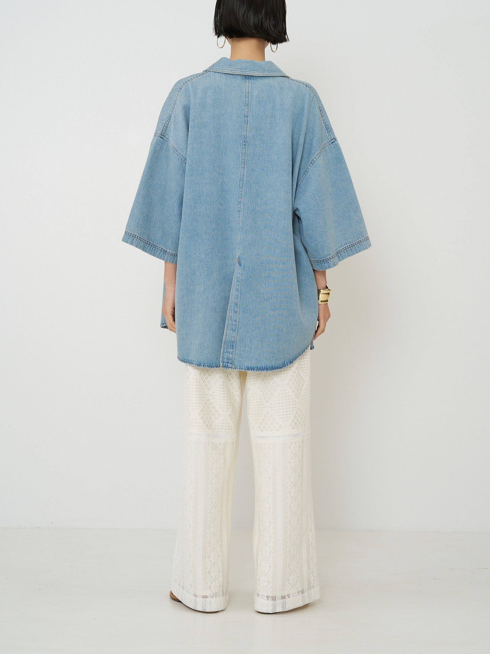 【CHIGNON】ハーフスリーブデニムジャケット/4861-041BT