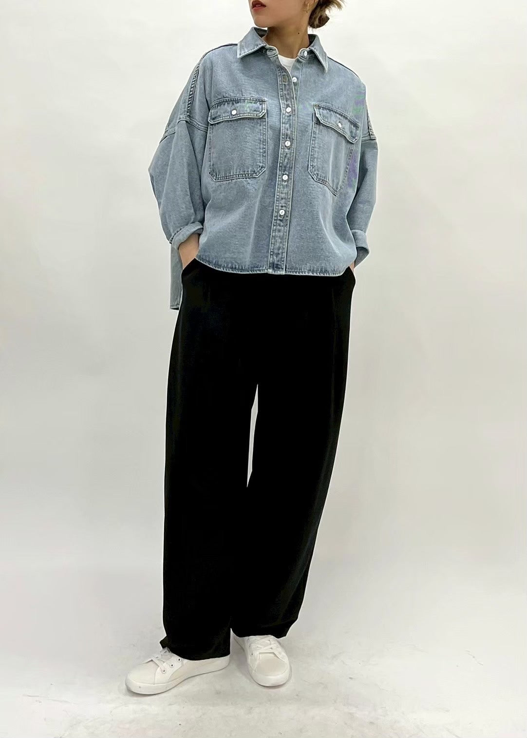 【PASSIONE】デニムシャツ/616413