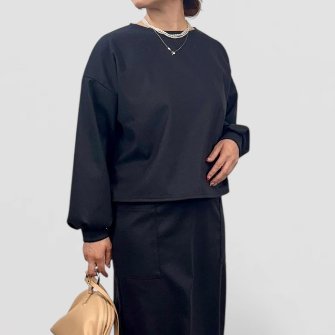 【QTUME】Activejerseyホームスパンパフスリーブショートトップス/552-25651