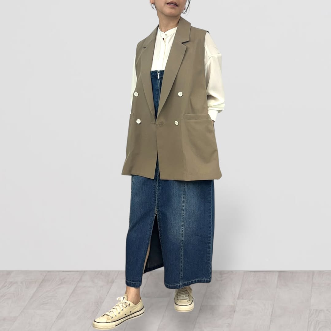【QTUME】8.0ONZフロントジップキャミドレス/612-21002