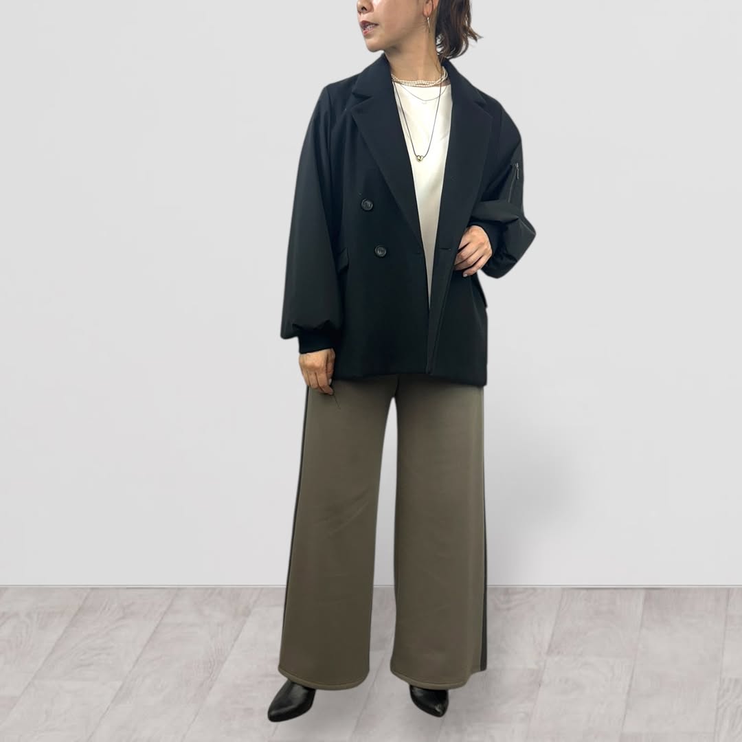 【QTUME】エアニーウール×ソロテックスMA-Pコート/550-24580