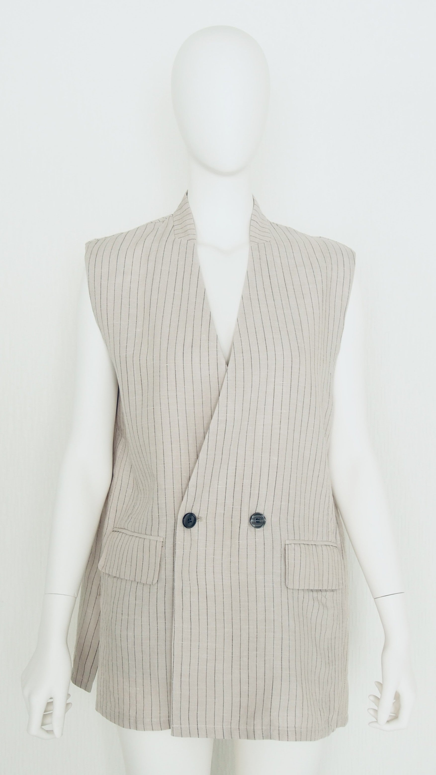 【Ordinary】スリーブレスダブルジャケット/BO26-501J