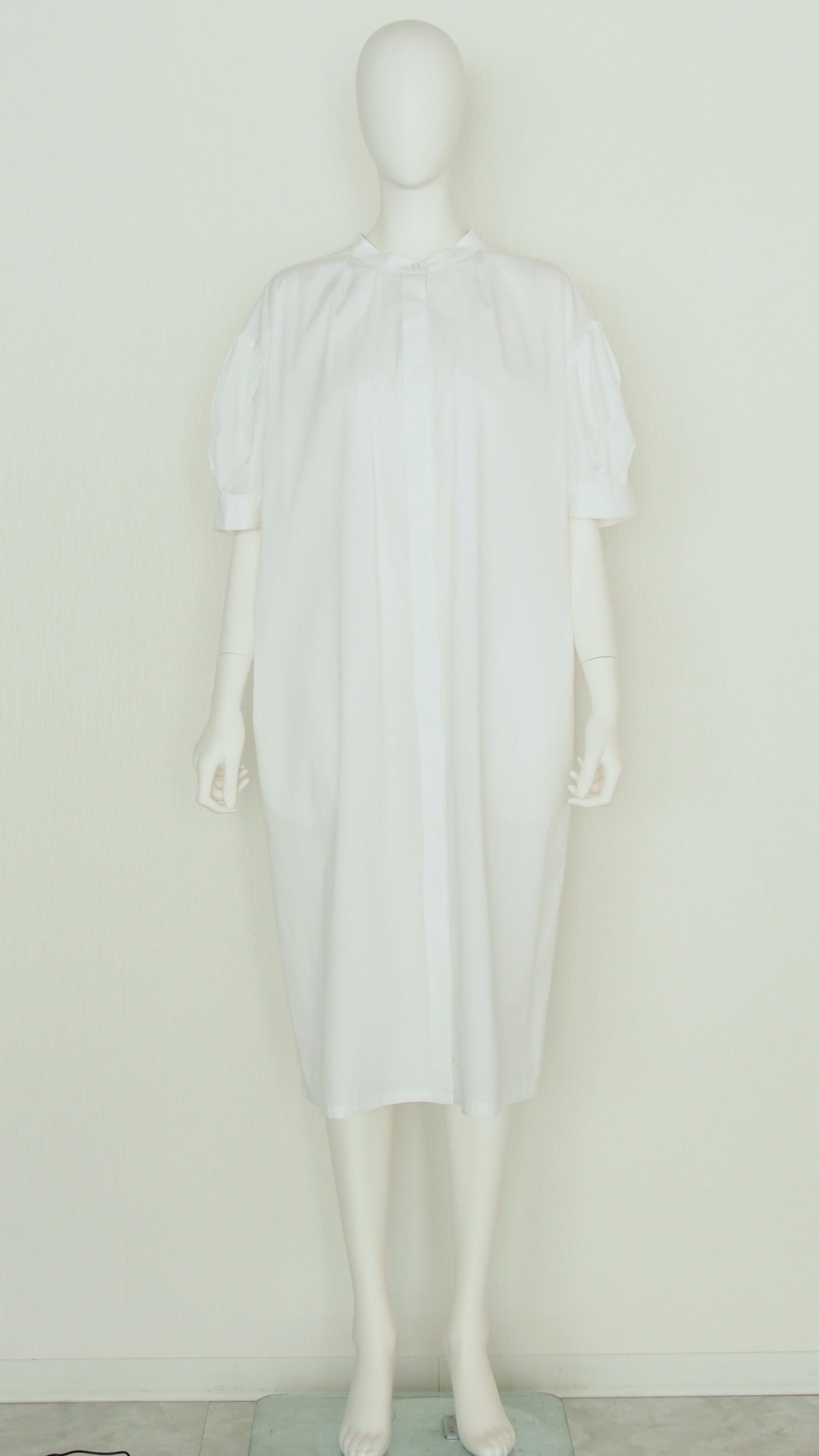 【Ordinary】2wayランタンスリーブシャツドレス/BO26-505D