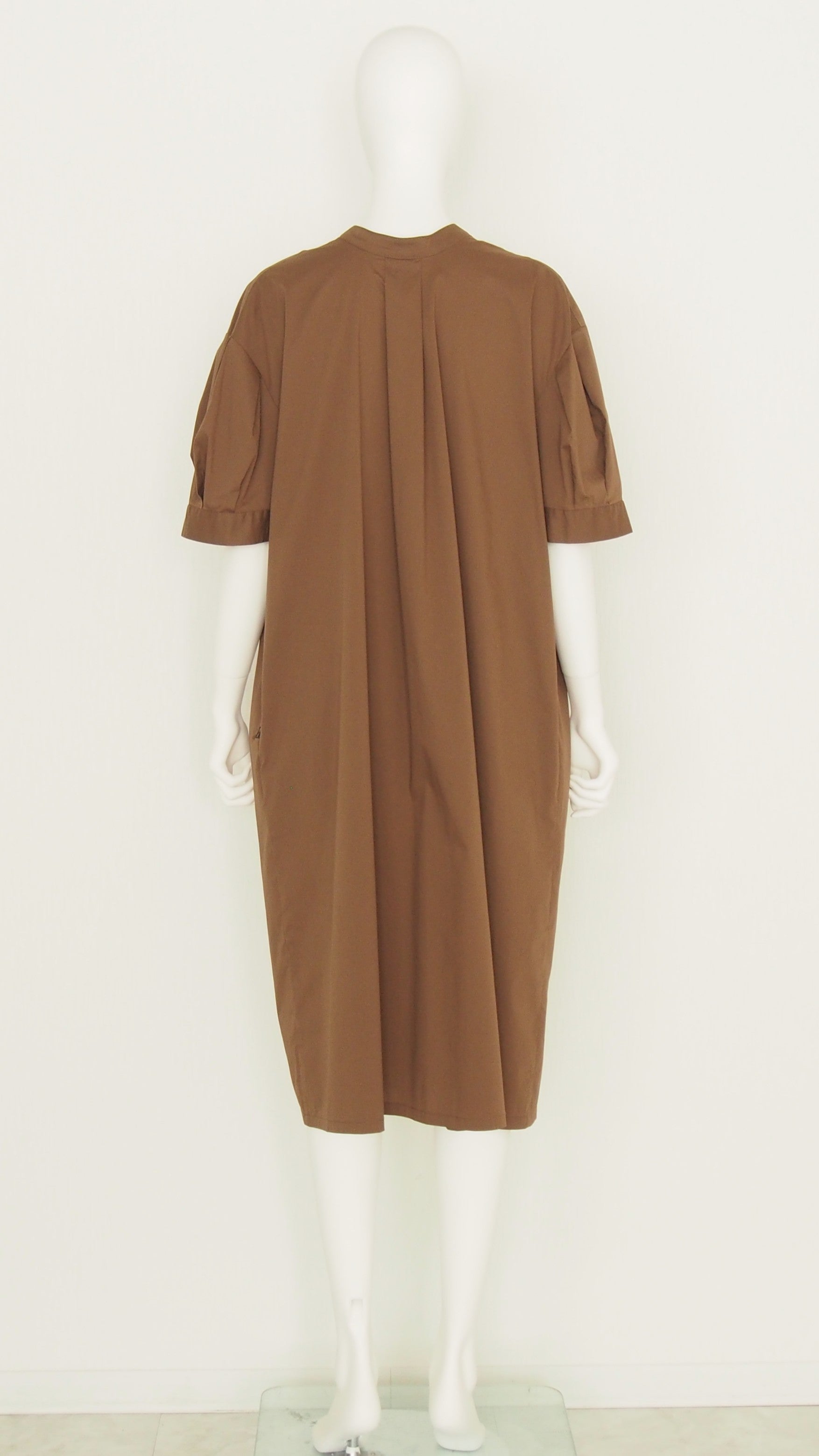 【Ordinary】2wayランタンスリーブシャツドレス/BO26-505D