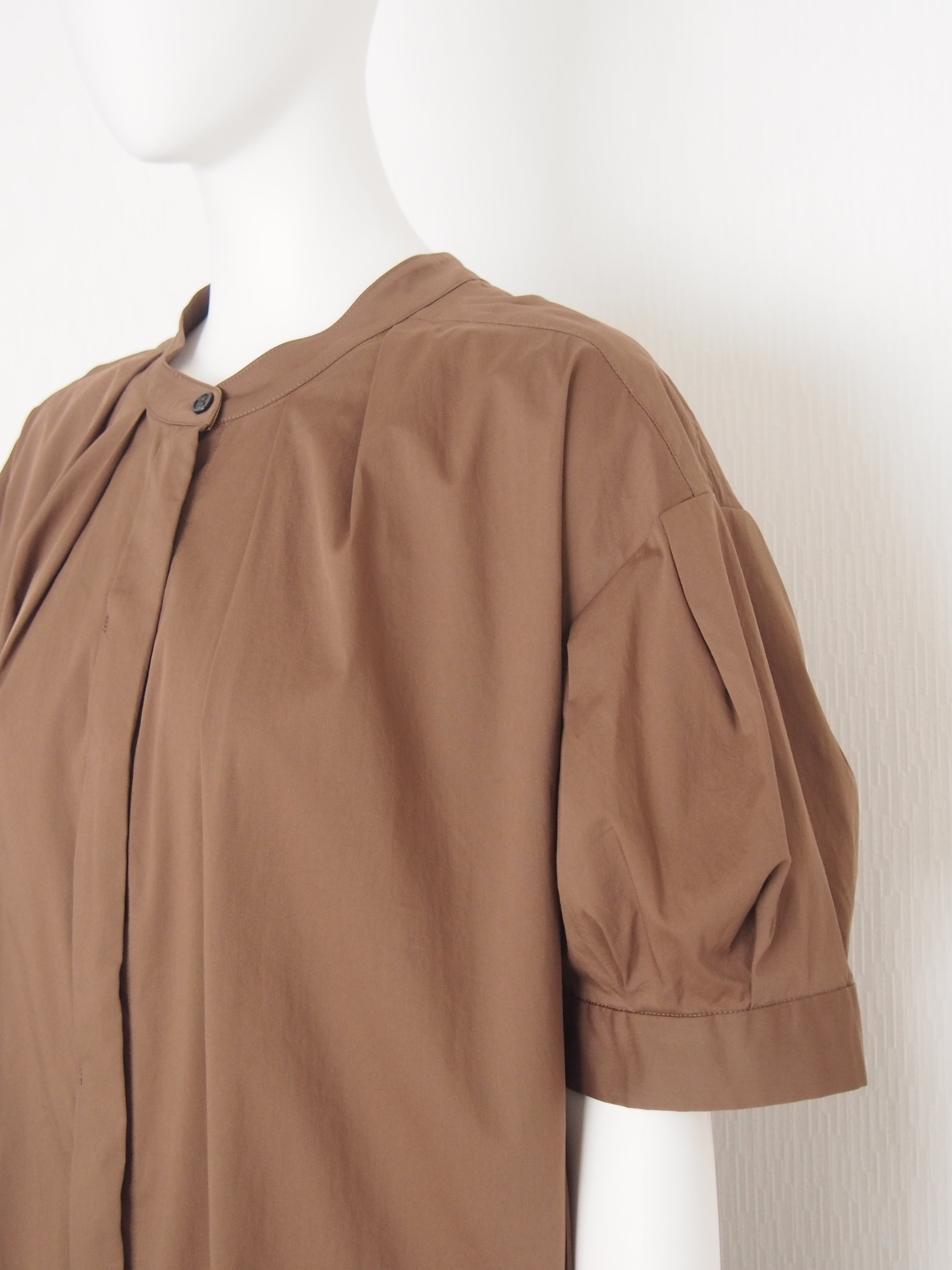 【Ordinary】2wayランタンスリーブシャツドレス/BO26-505D