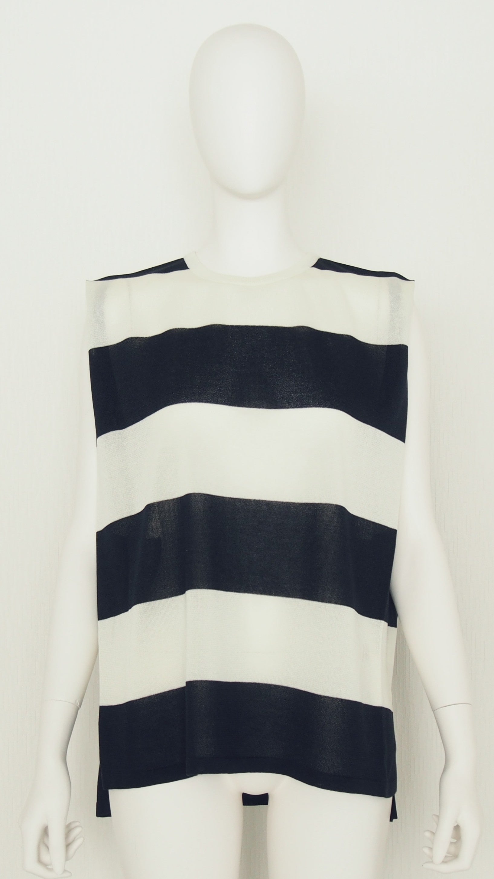 【Ordinary】ワイドパネルストライプスリーブレストップ/BO26-506N