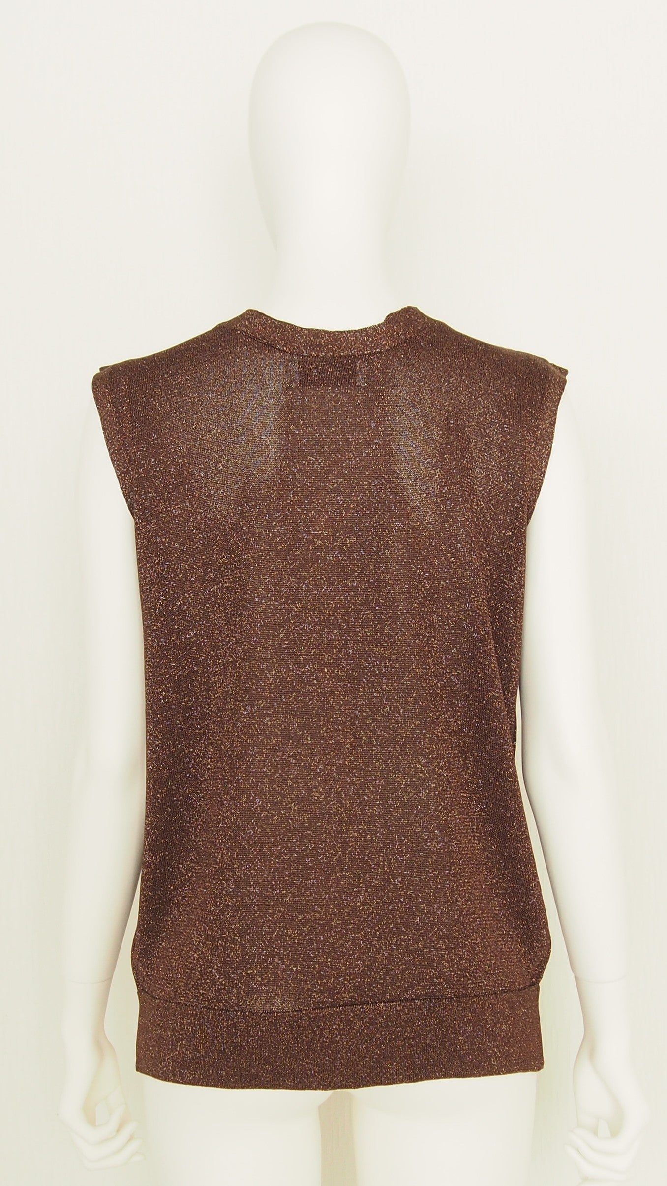 【Ordinary】シアーラメVネックベスト/BO26-507N