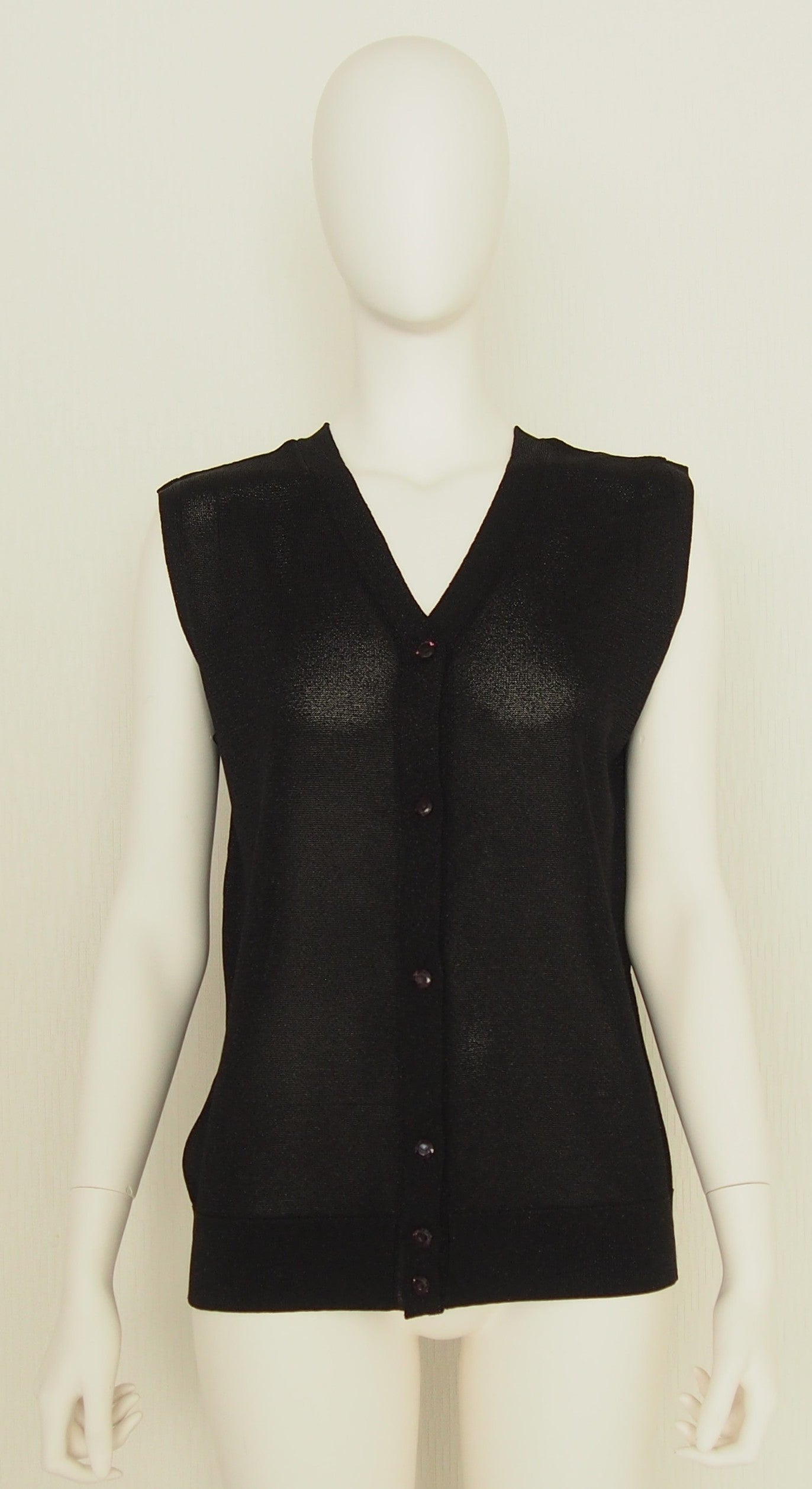 【Ordinary】シアーラメVネックベスト/BO26-507N