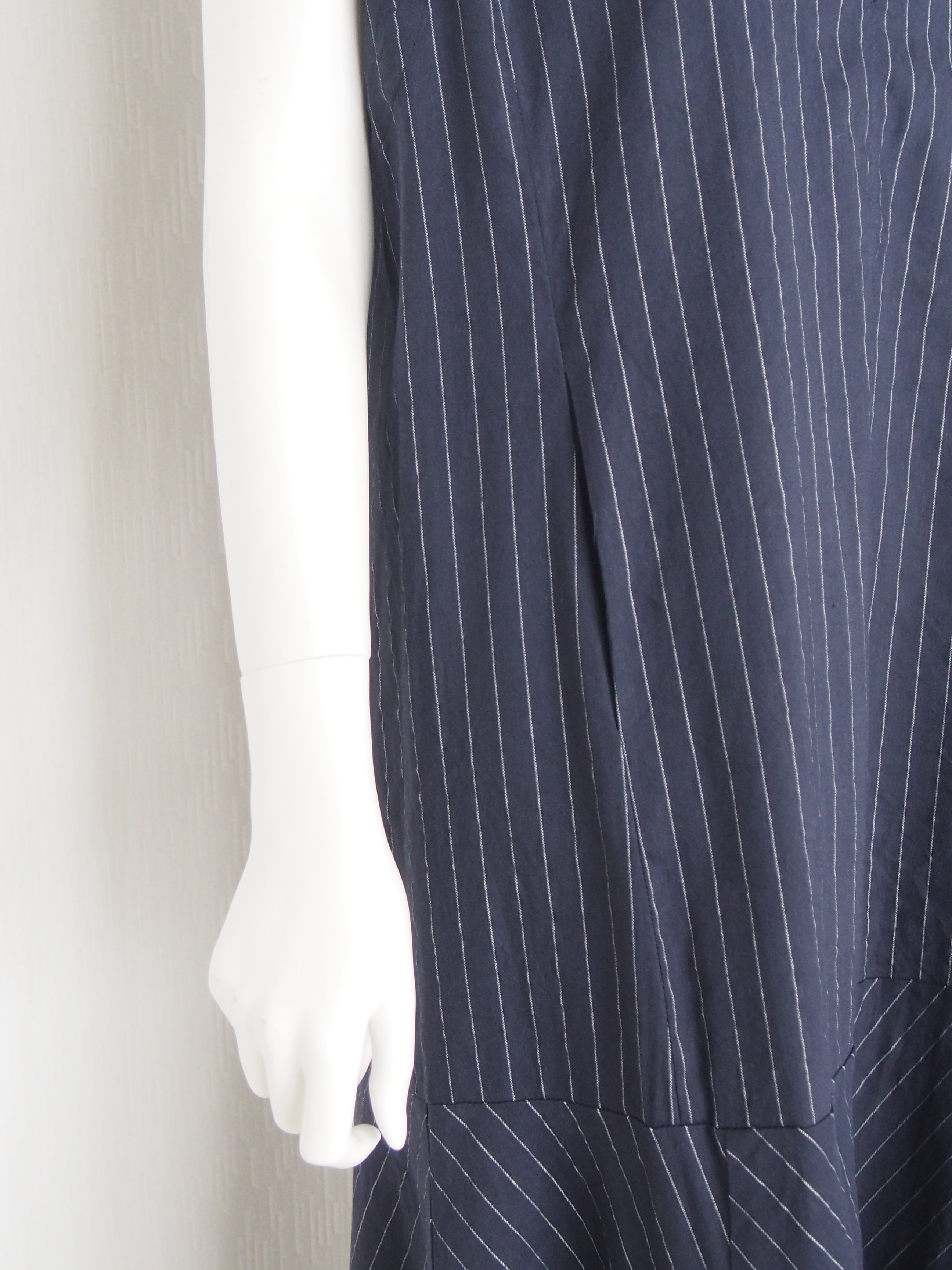 【Ordinary】ピンストライプスリーブレスドレス/BO26-511D