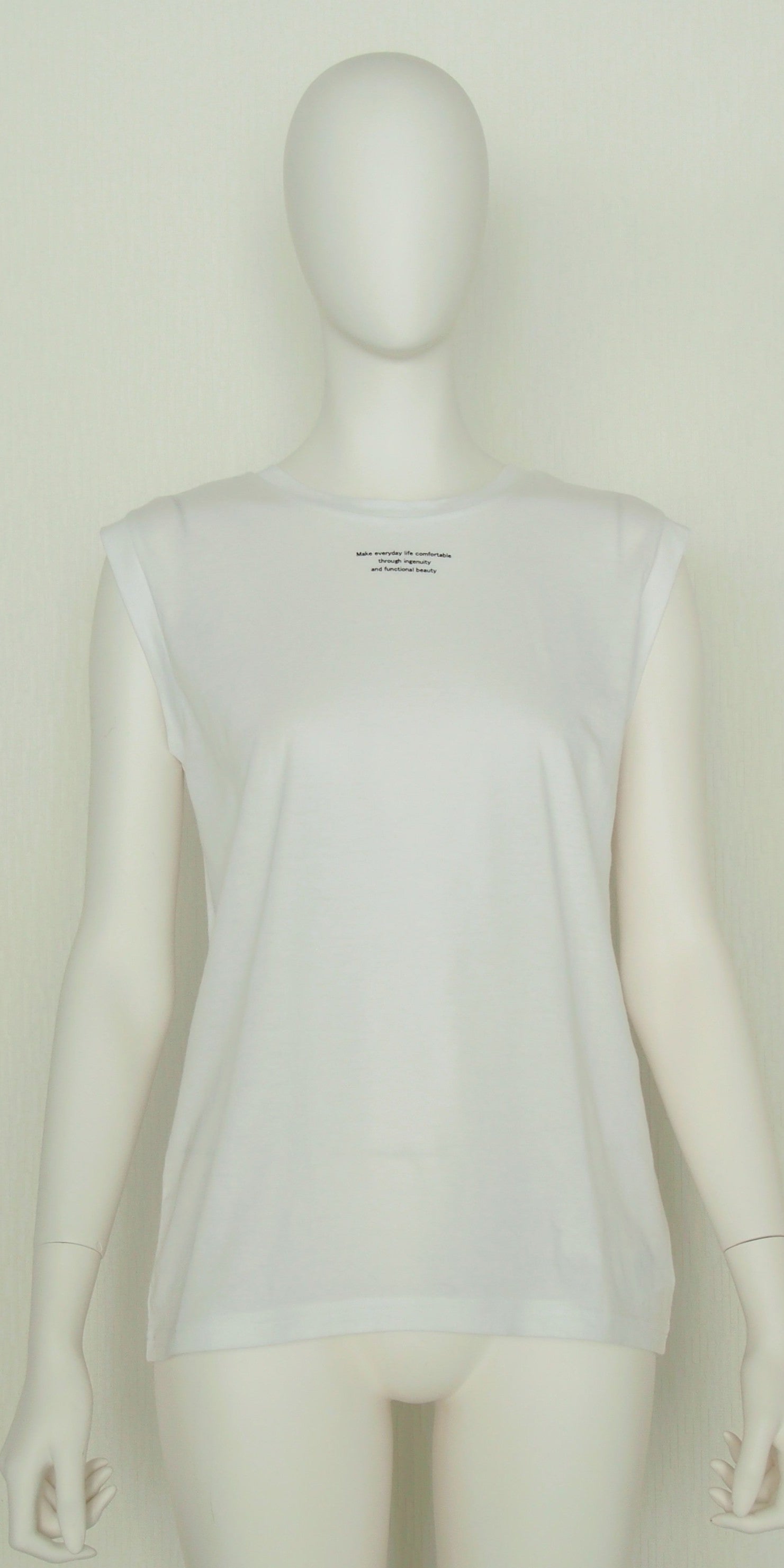 【Ordinary】シアースリーブレスロゴTシャツ/BO26-512T