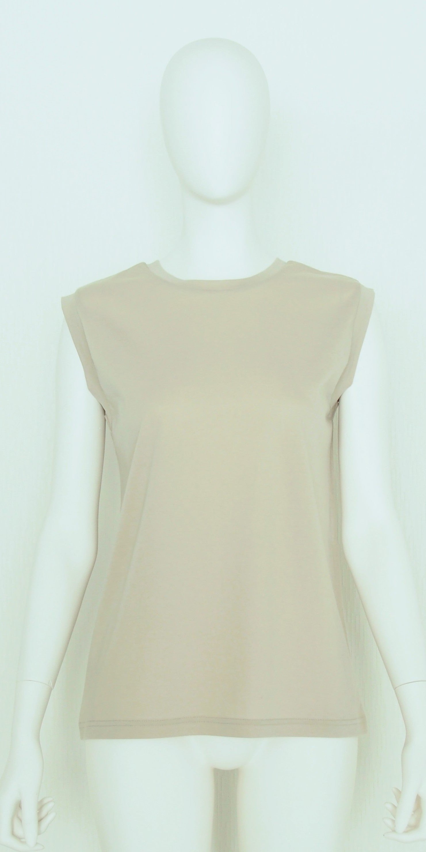 【Ordinary】シアースリーブレスロゴTシャツ/BO26-512T