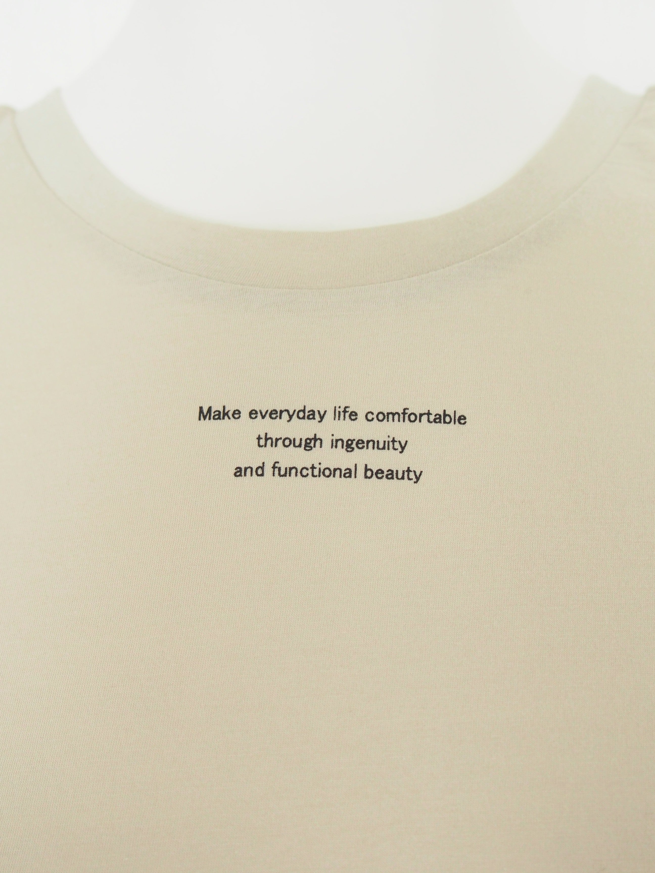 【Ordinary】シアースリーブレスロゴTシャツ/BO26-512T