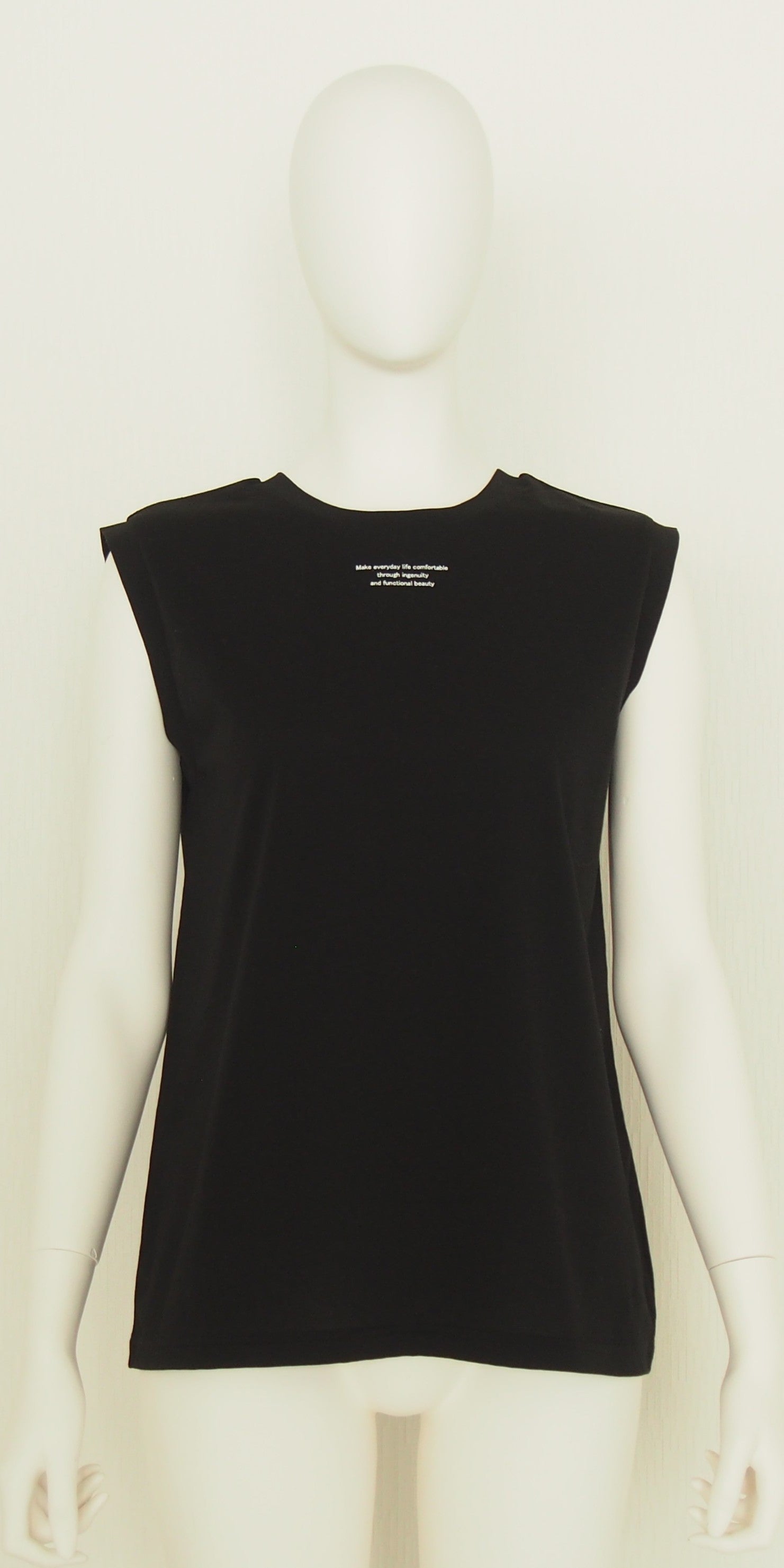 【Ordinary】シアースリーブレスロゴTシャツ/BO26-512T