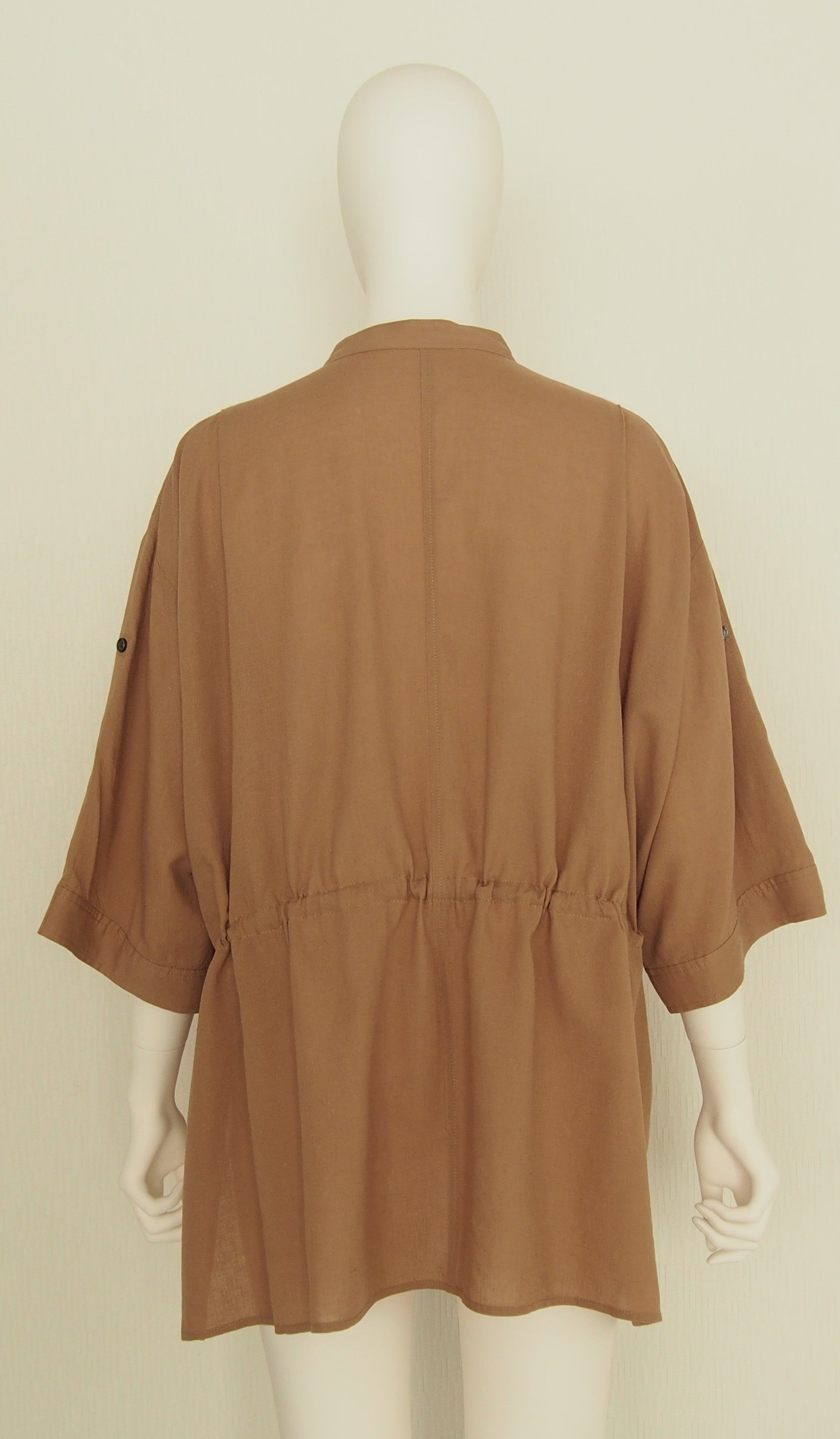 【Ordinary】スキッパーバンドカラーシャツ/BO26-513B