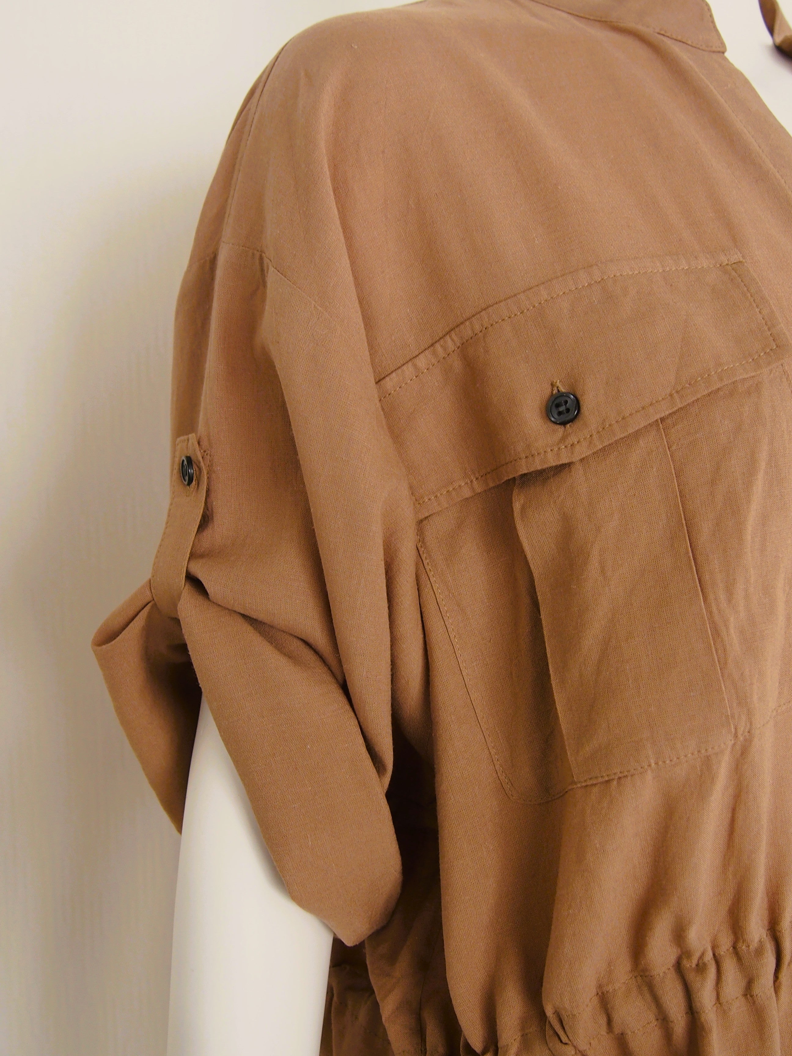 【Ordinary】スキッパーバンドカラーシャツ/BO26-513B