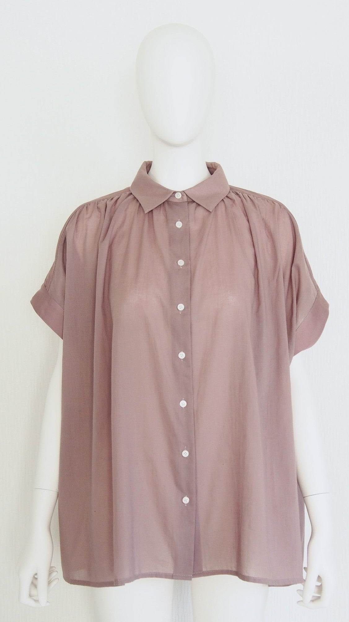 【Ordinary】ギャザーコンビネーションブラウス/BO26-515B