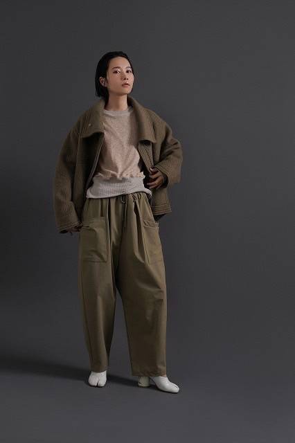 【CYAN TOKYO】ウールシャギースタンドブルゾン/407262