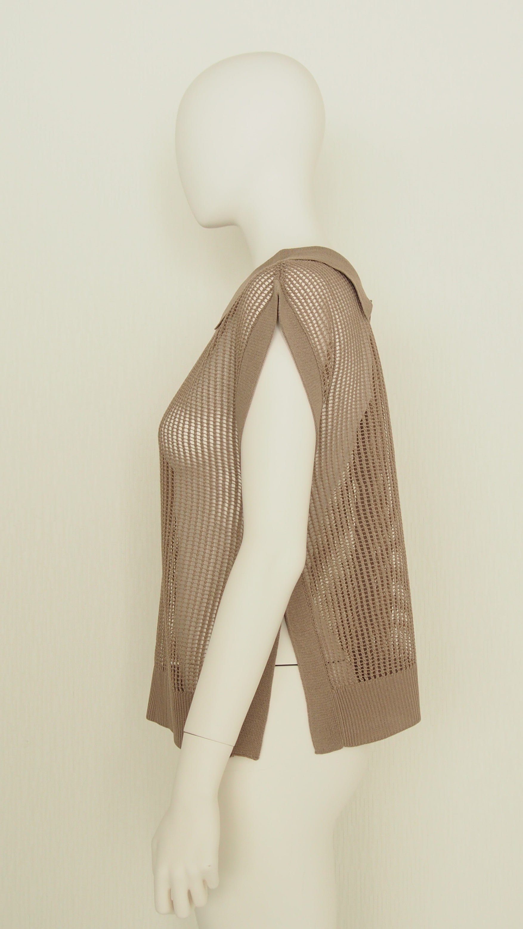 【Ordinary】カラーメッシュニットスリーブレストップ/BO26-518N