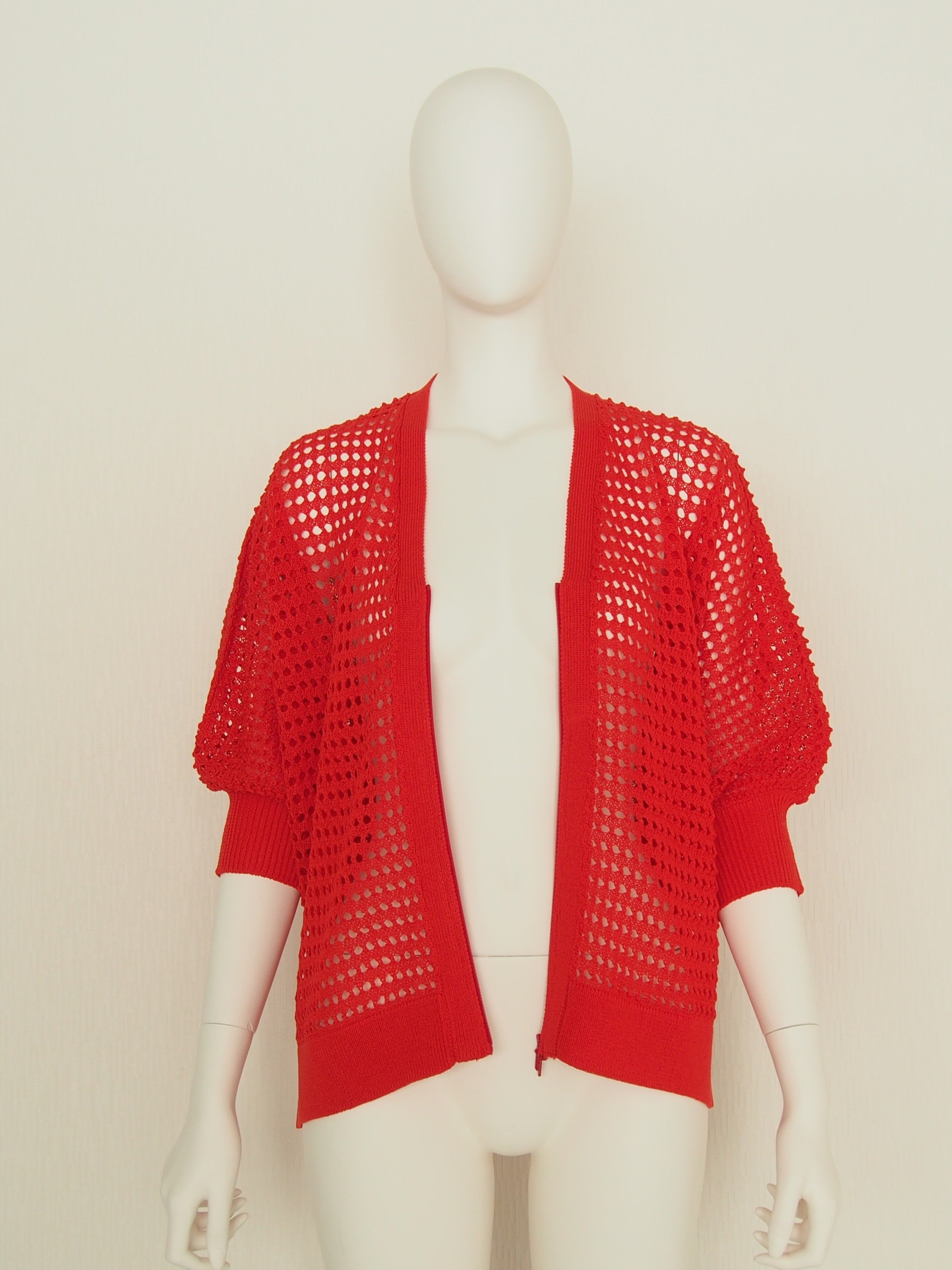 【Ordinary】ドルマンジップアップハーフカーディガン/BO26-519N