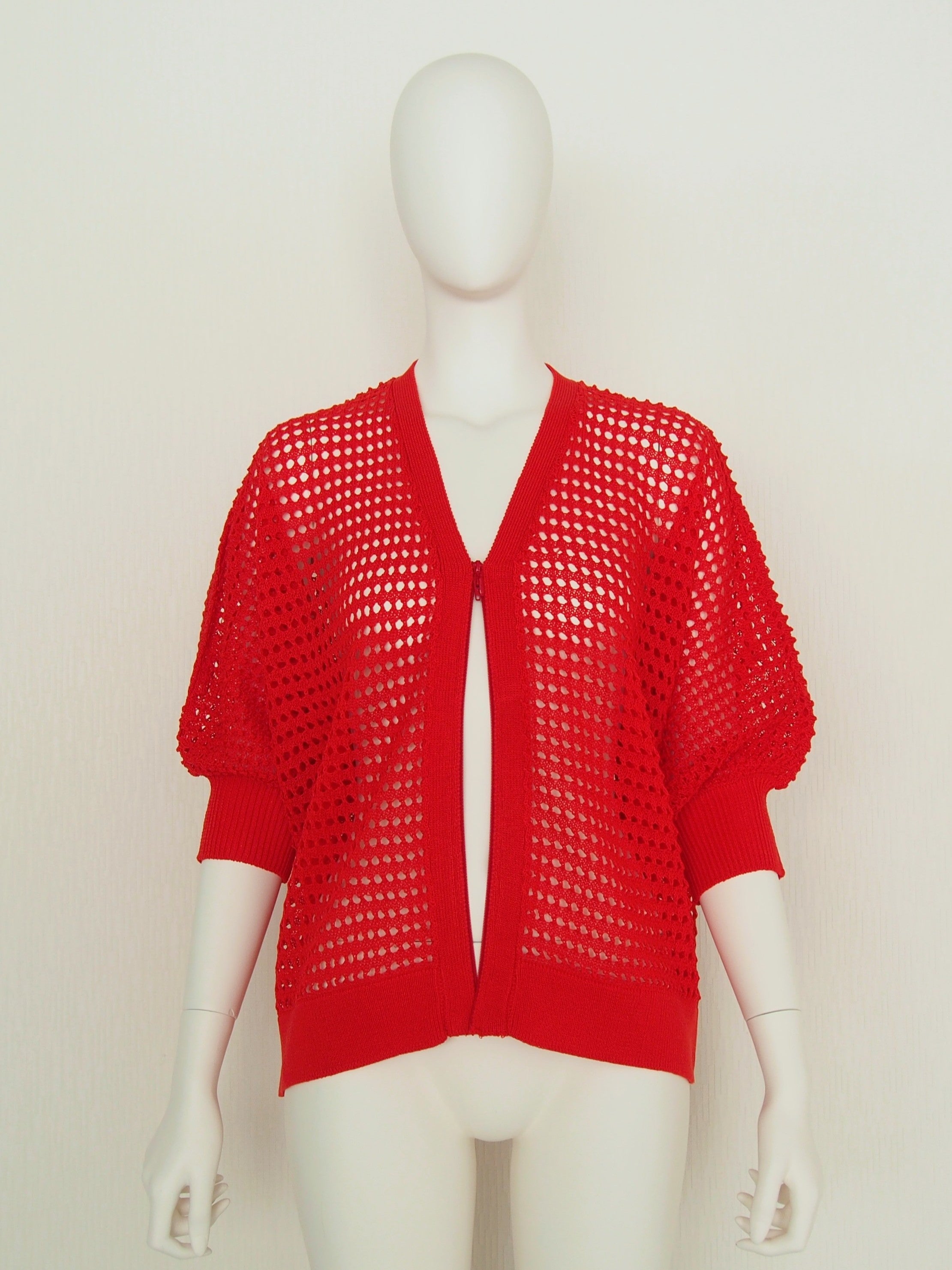 【Ordinary】ドルマンジップアップハーフカーディガン/BO26-519N