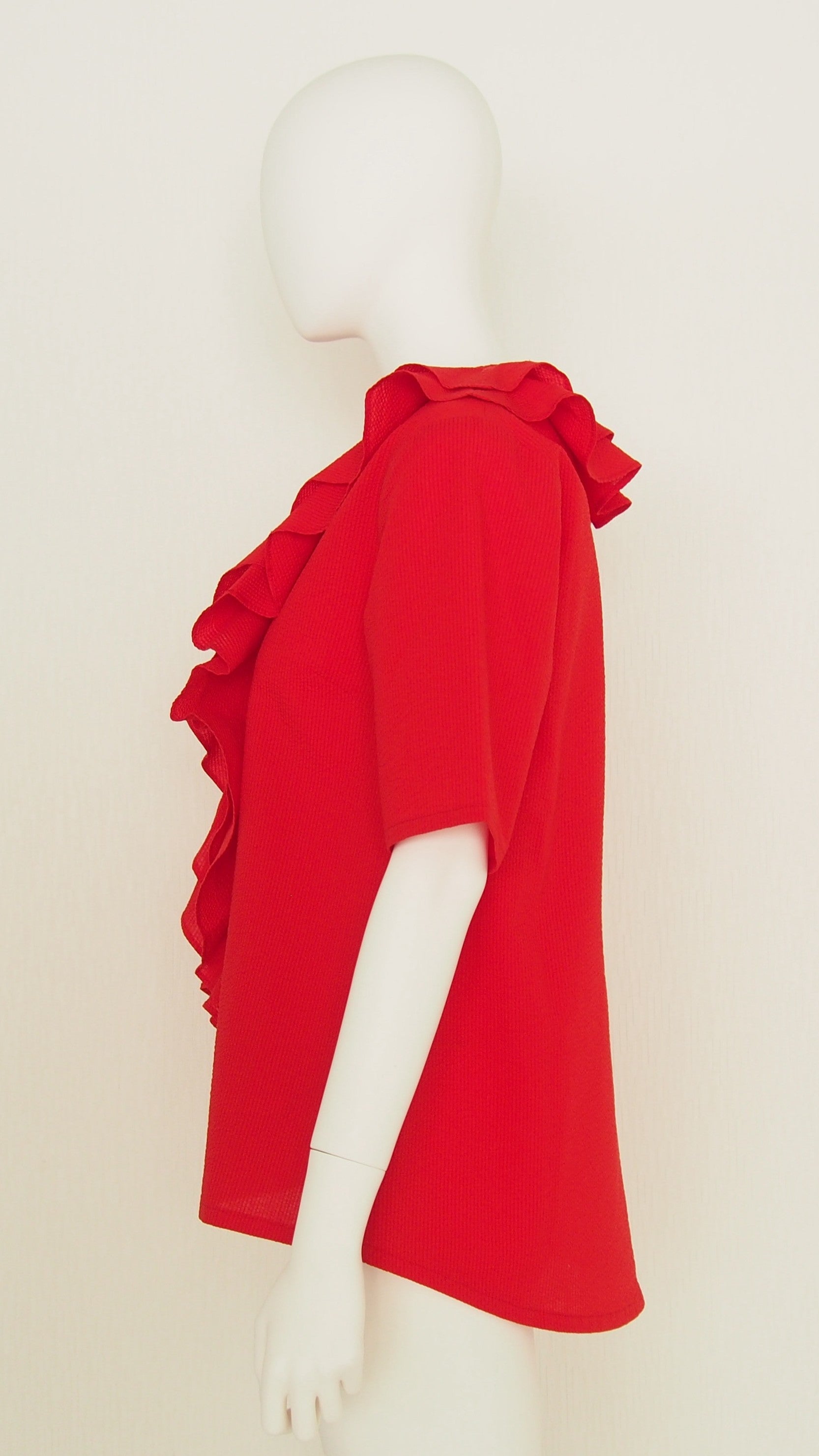 【Ordinary】ラッフルVネックブラウス/BO26-520B