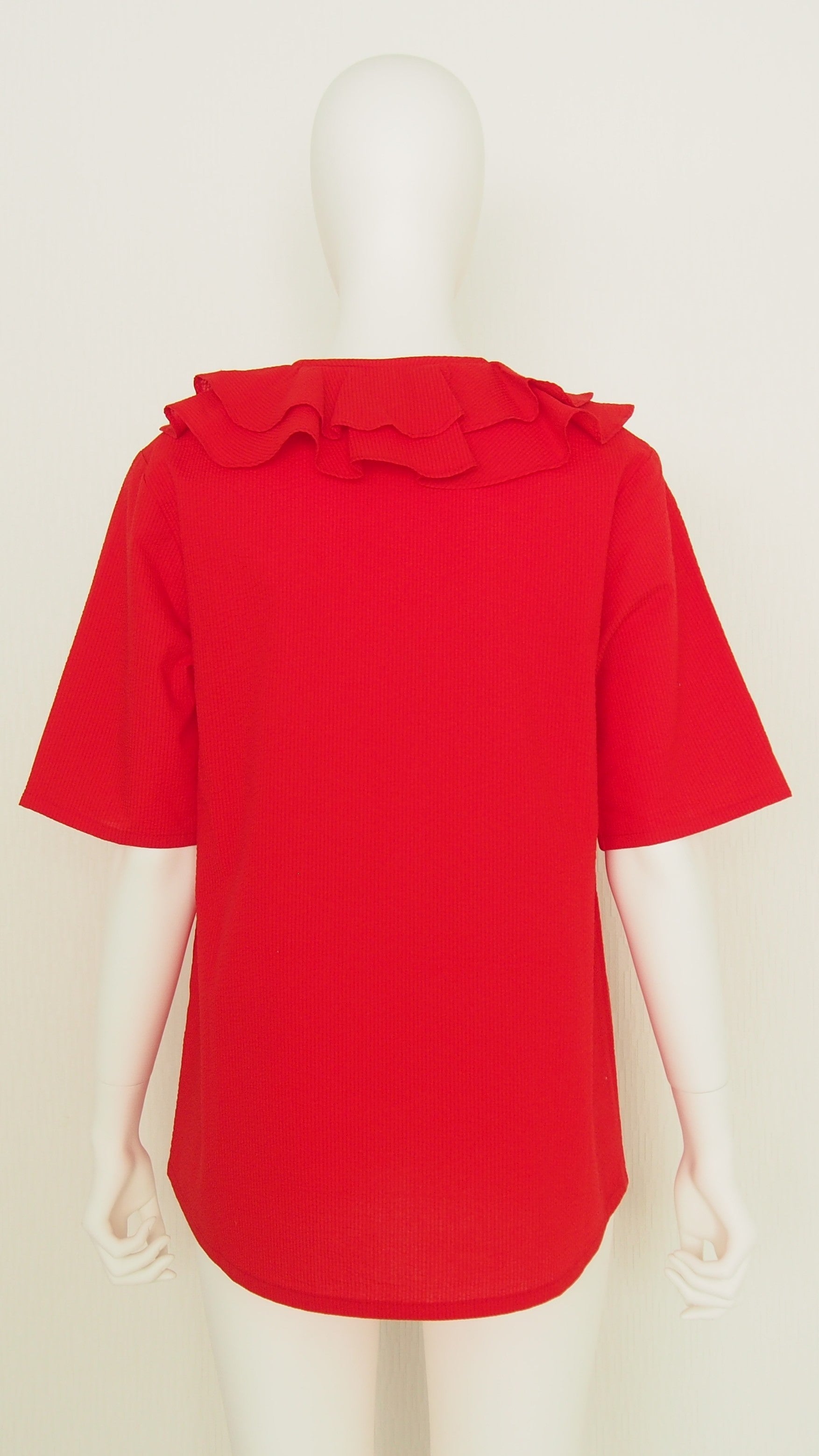 【Ordinary】ラッフルVネックブラウス/BO26-520B