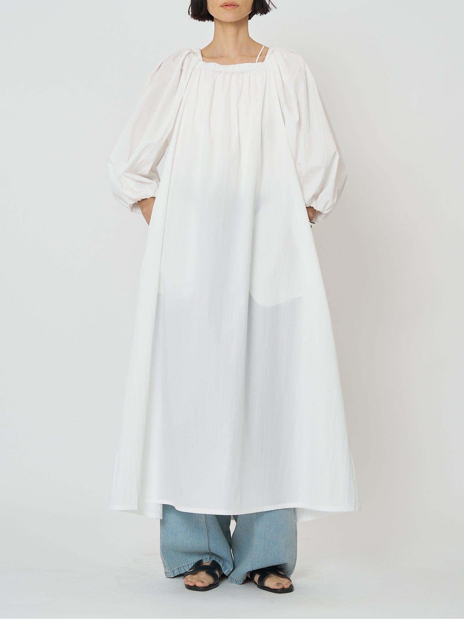 【CHIGNON】 ボリュームスリーブワンピース/5261-034MK