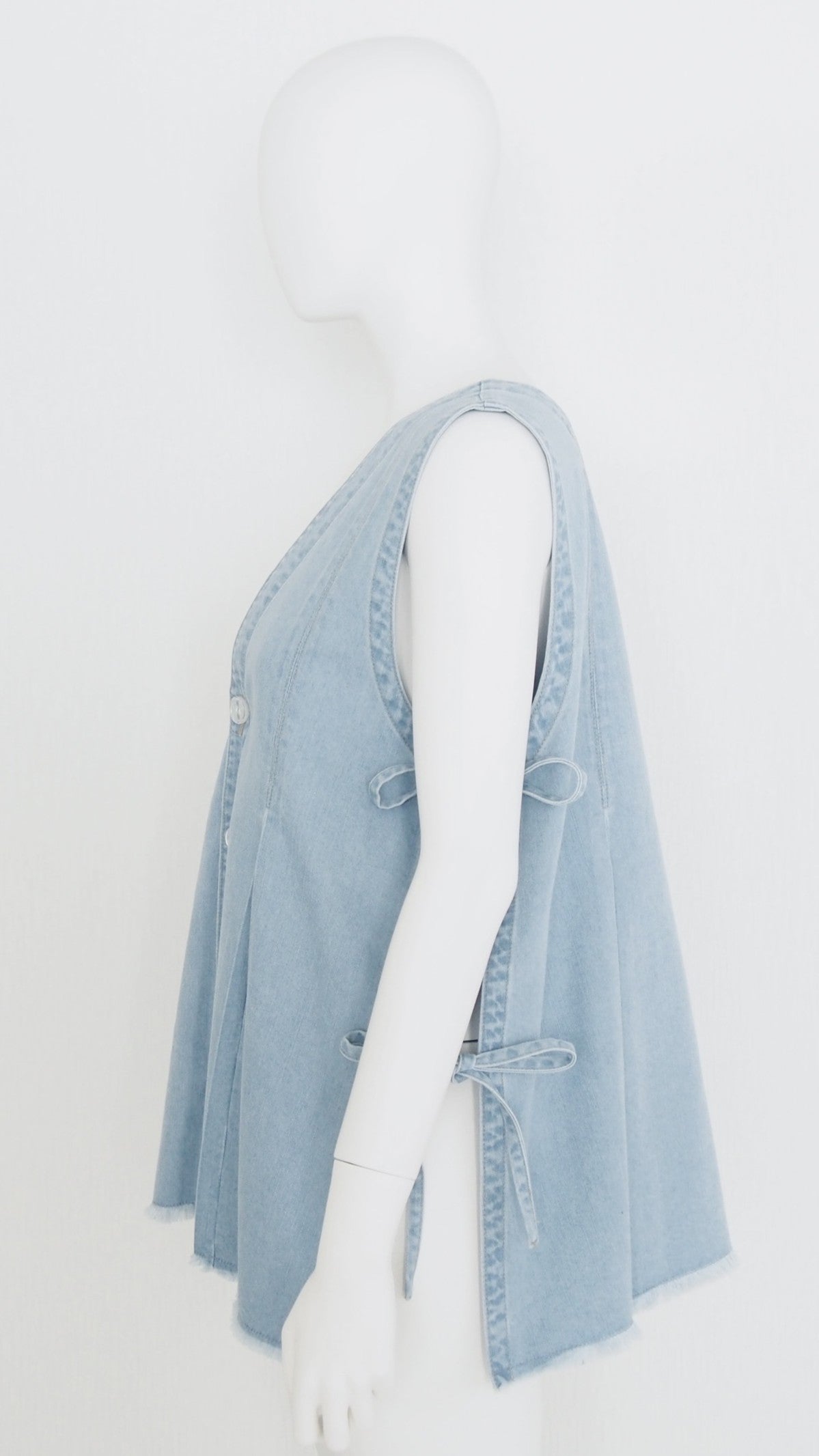 【Ordinary】2wayサイドタイデニムベスト/BO26-530V