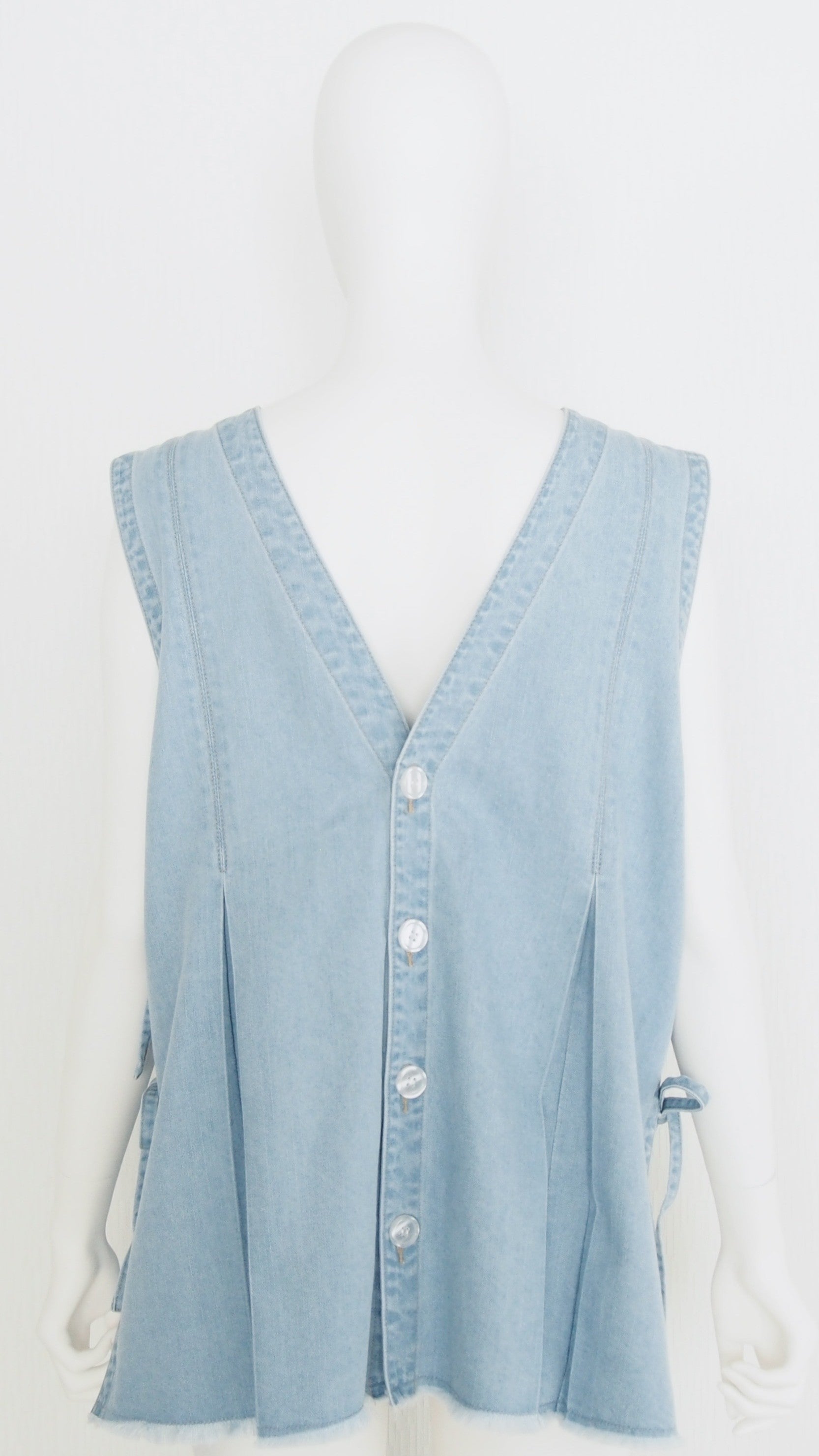 【Ordinary】2wayサイドタイデニムベスト/BO26-530V