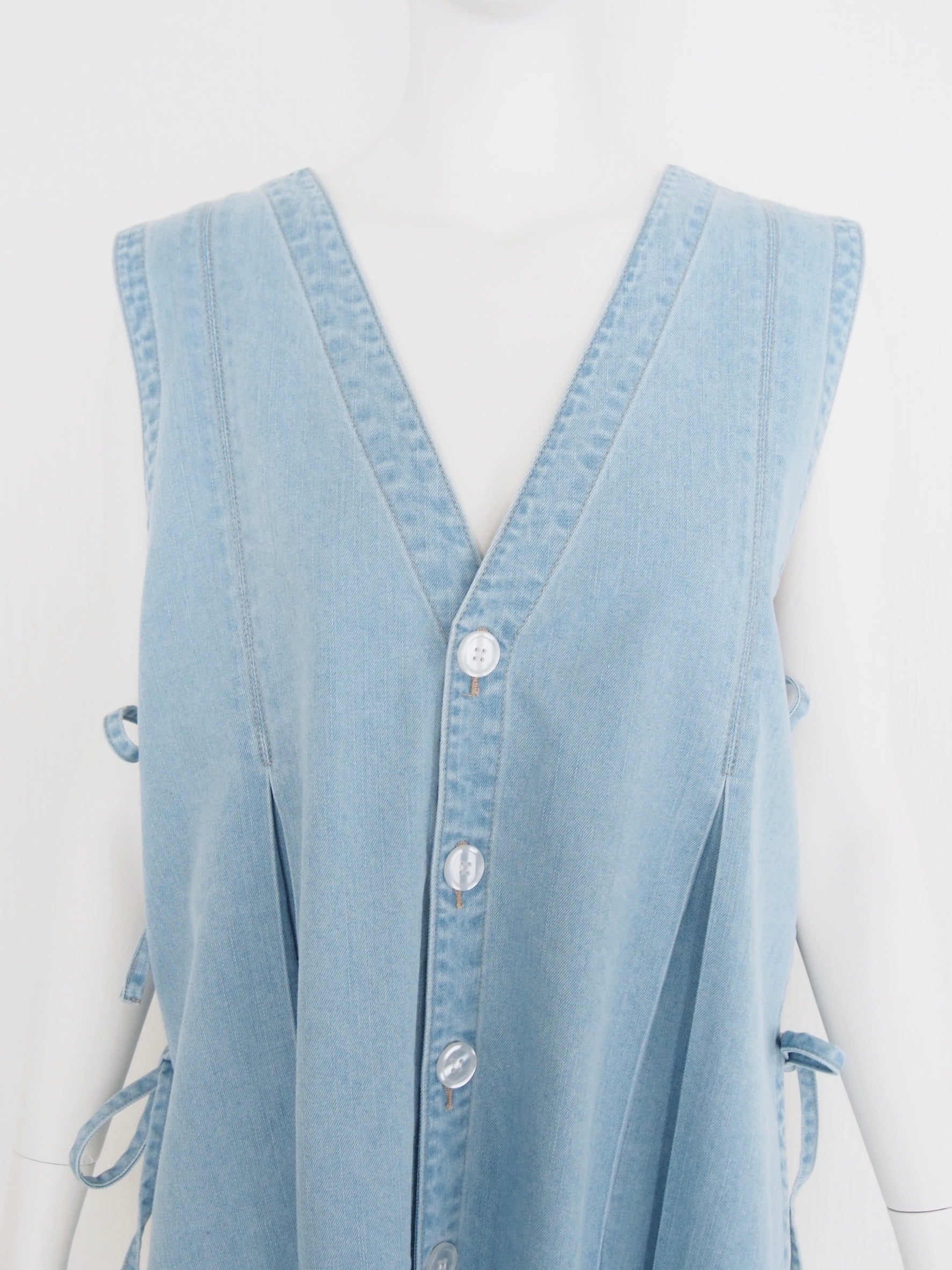 【Ordinary】2wayサイドタイデニムベスト/BO26-530V