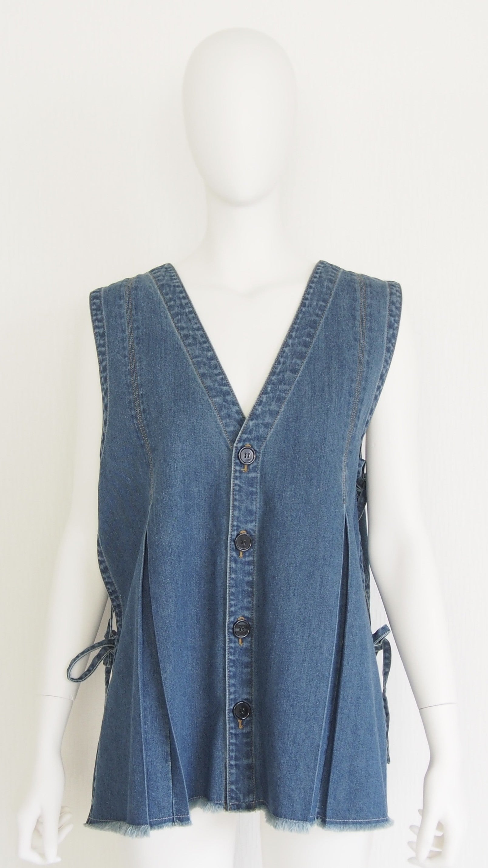 【Ordinary】2wayサイドタイデニムベスト/BO26-530V