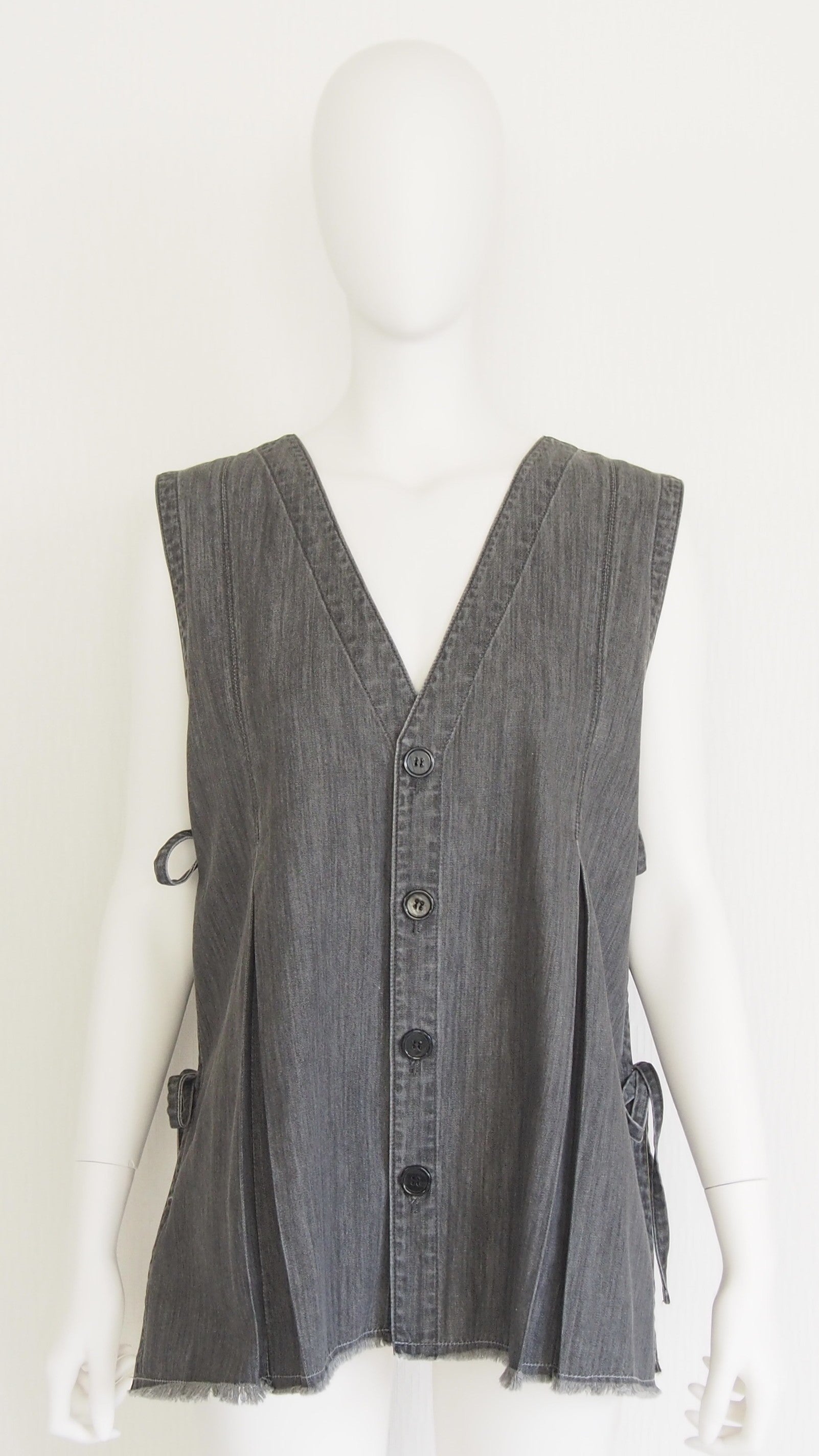 【Ordinary】2wayサイドタイデニムベスト/BO26-530V