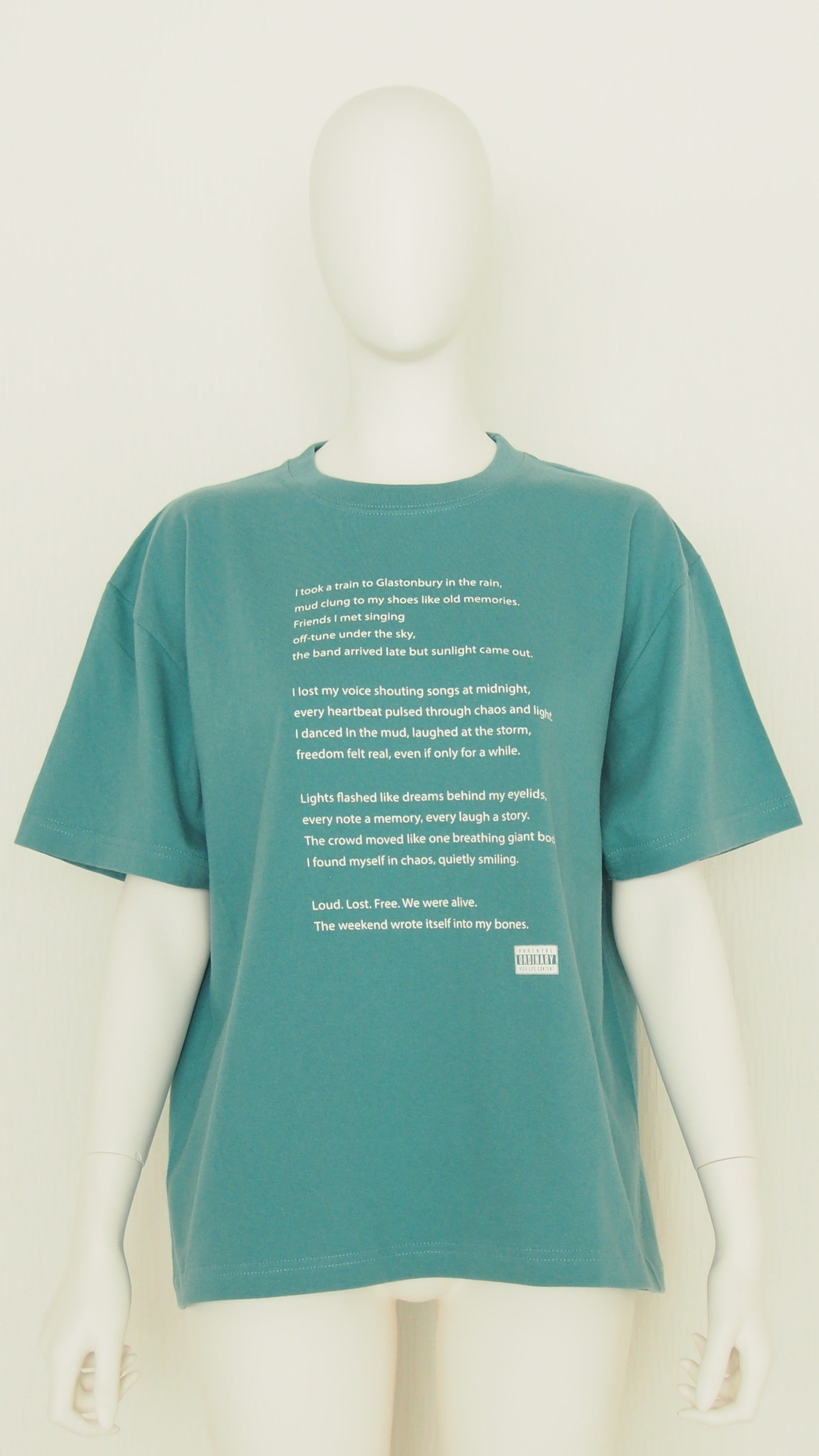 【Ordinary】ポエムプリントTシャツ/BO26-534T