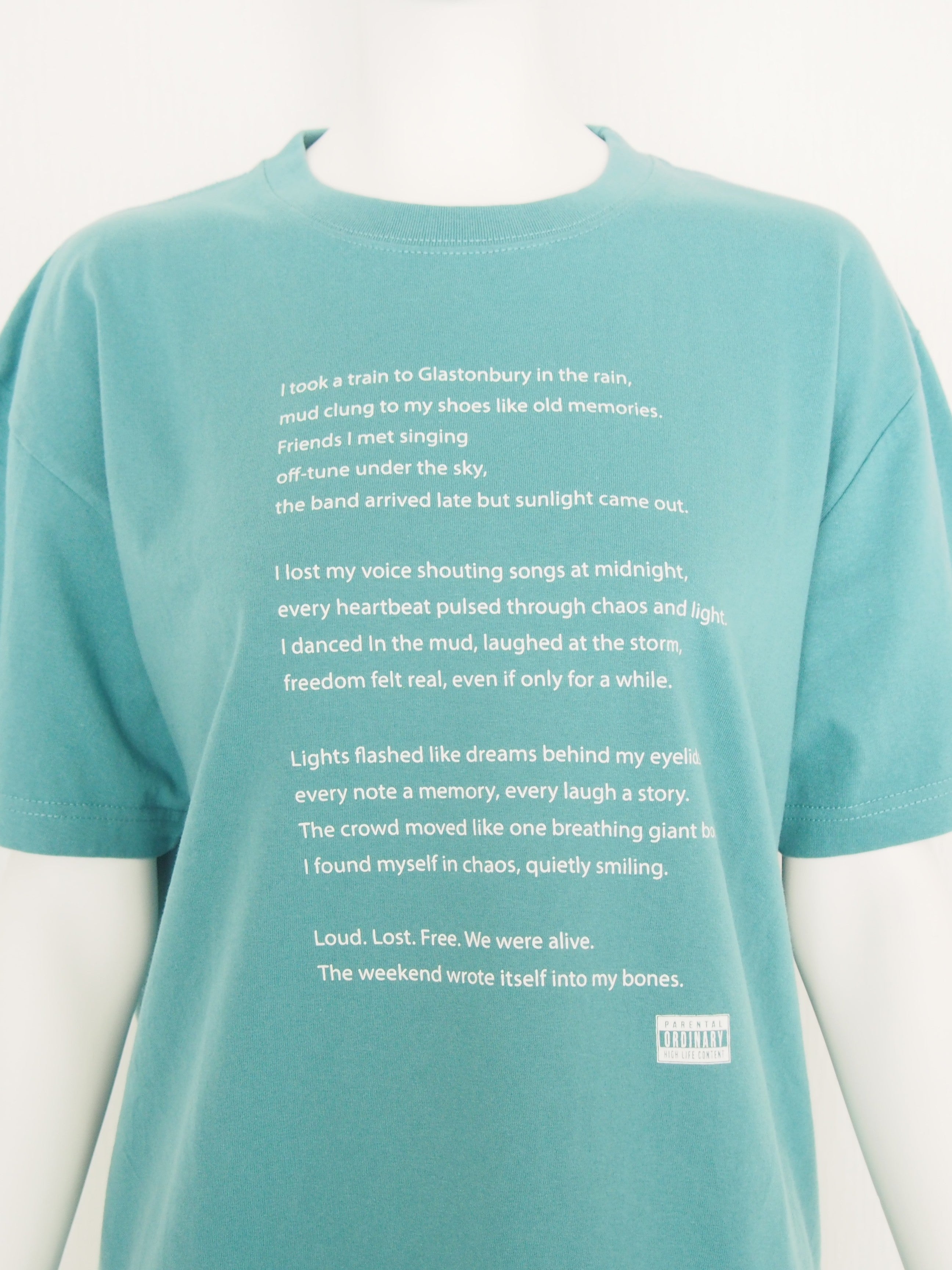 【Ordinary】ポエムプリントTシャツ/BO26-534T