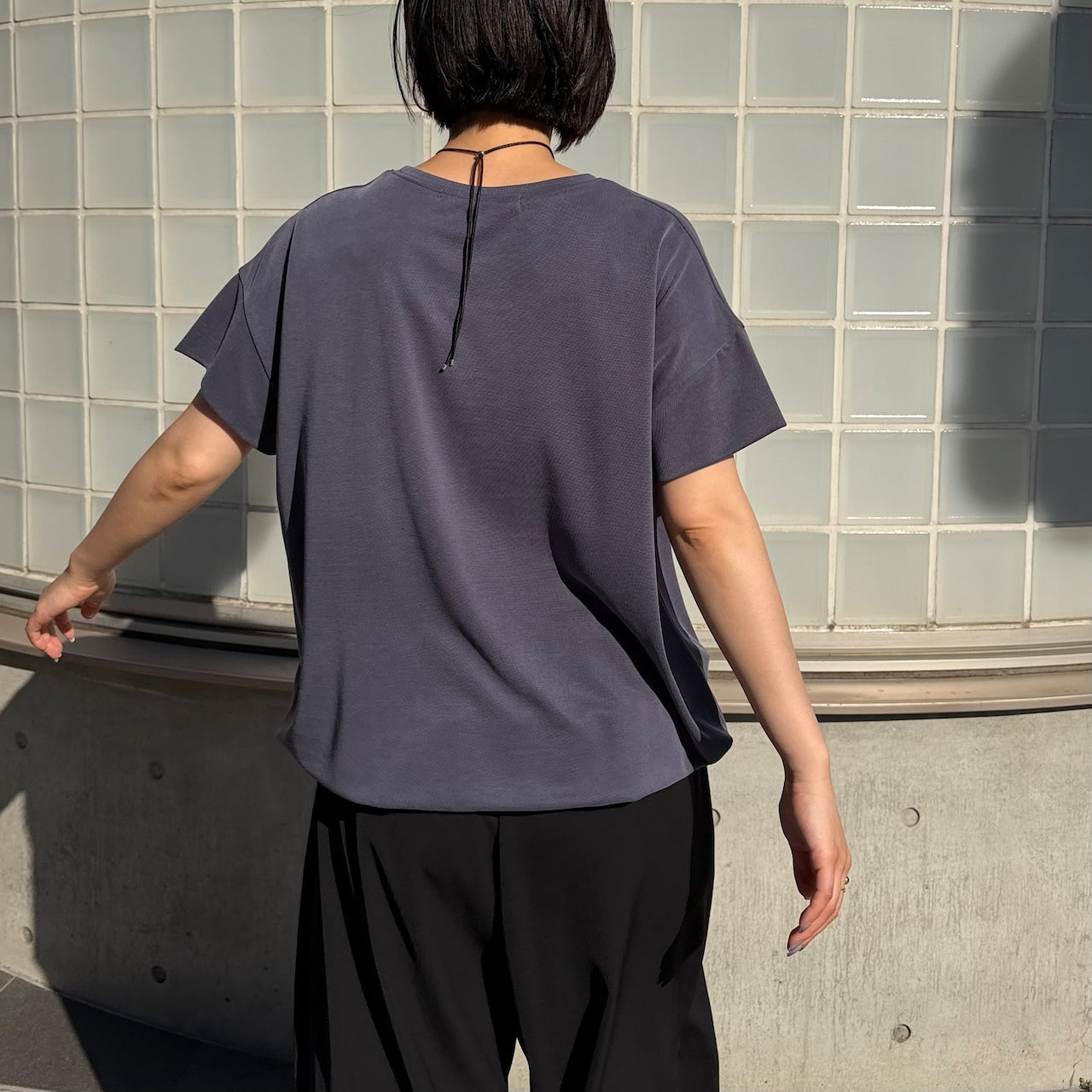 【Anna Kerry】モダールエンブロイダリーロゴTシャツ/56262915