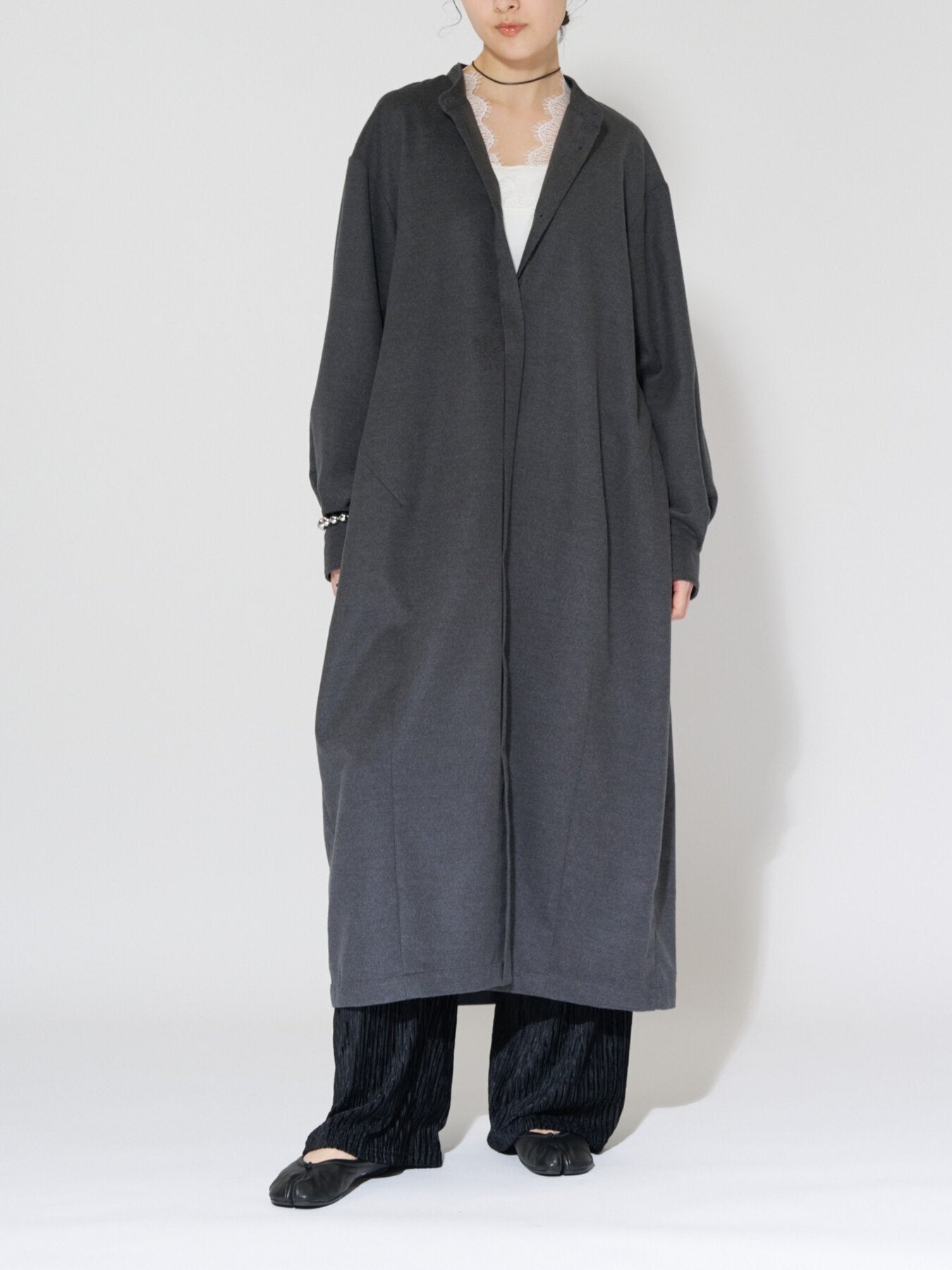 【CHIGNON】コクーンシルエットロングシャツワンピース/5564-041KK