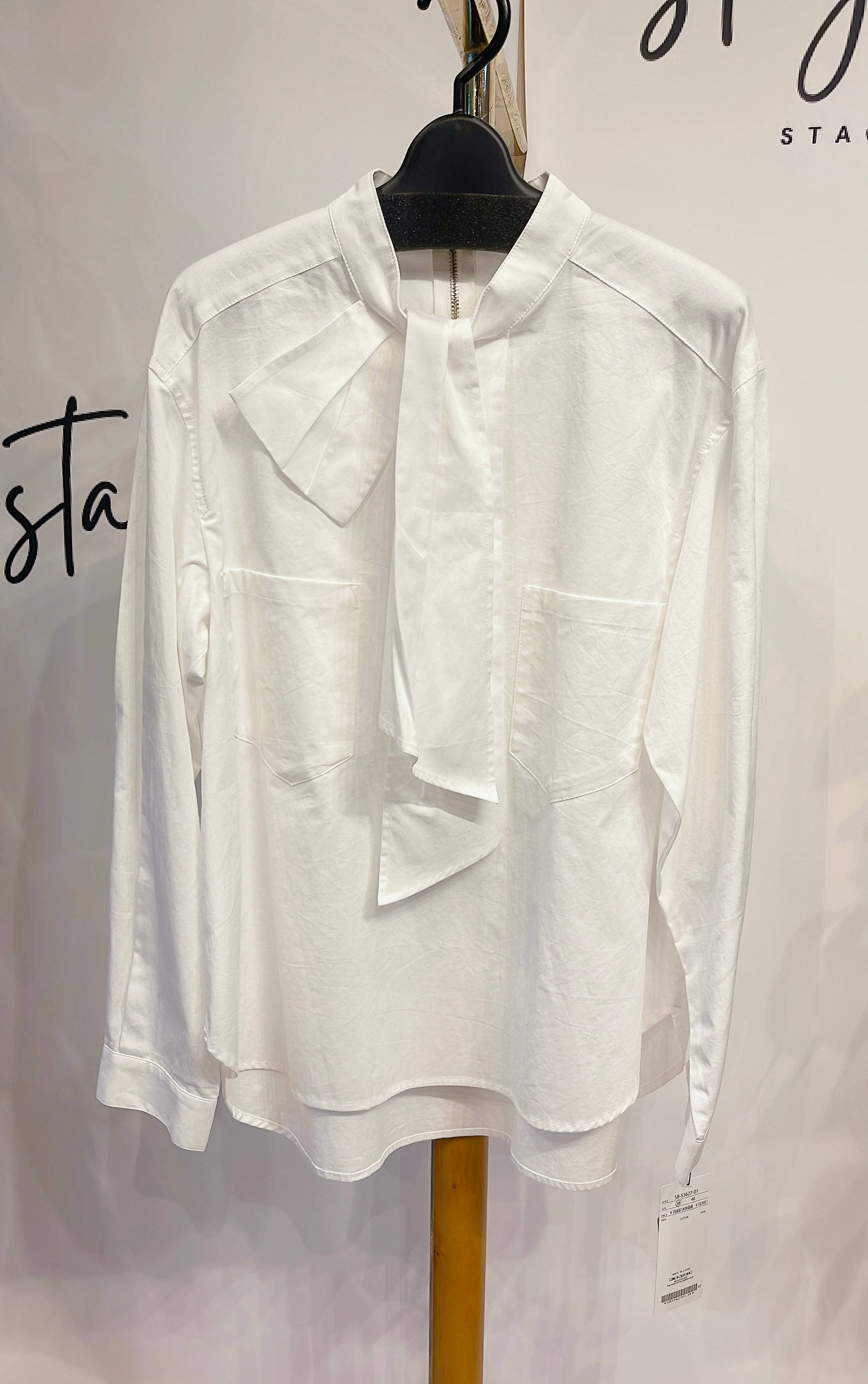 ダンガリーボウタイブラウス COOMB/SB53627