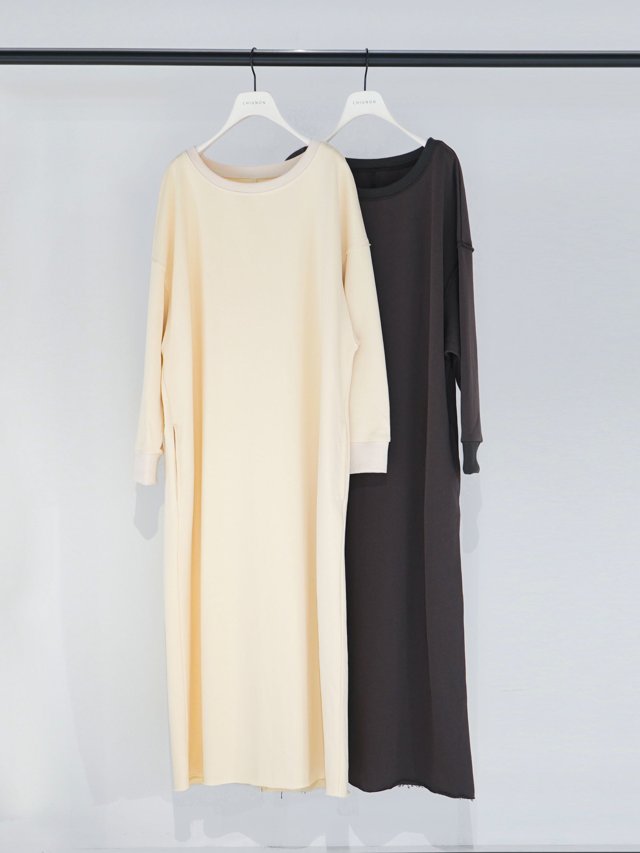 【CHIGNON】ルーズスウェットワンピース/5956-554BZ