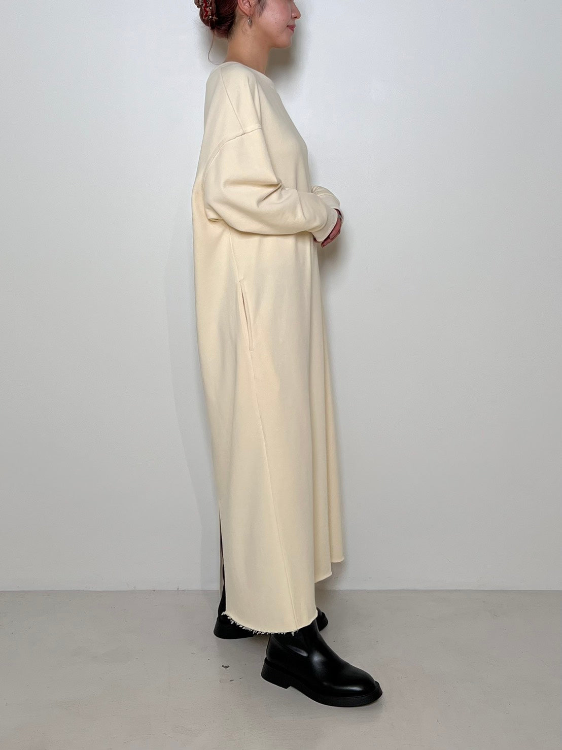 【CHIGNON】ルーズスウェットワンピース/5956-554BZ