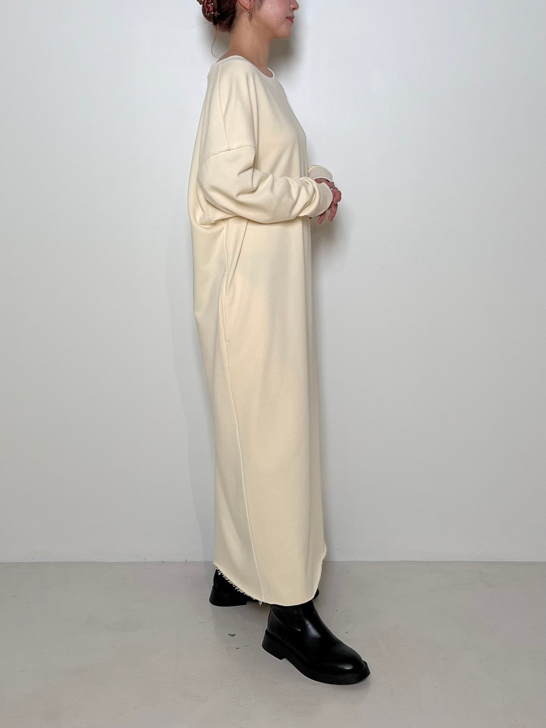 【CHIGNON】ルーズスウェットワンピース/5956-554BZ