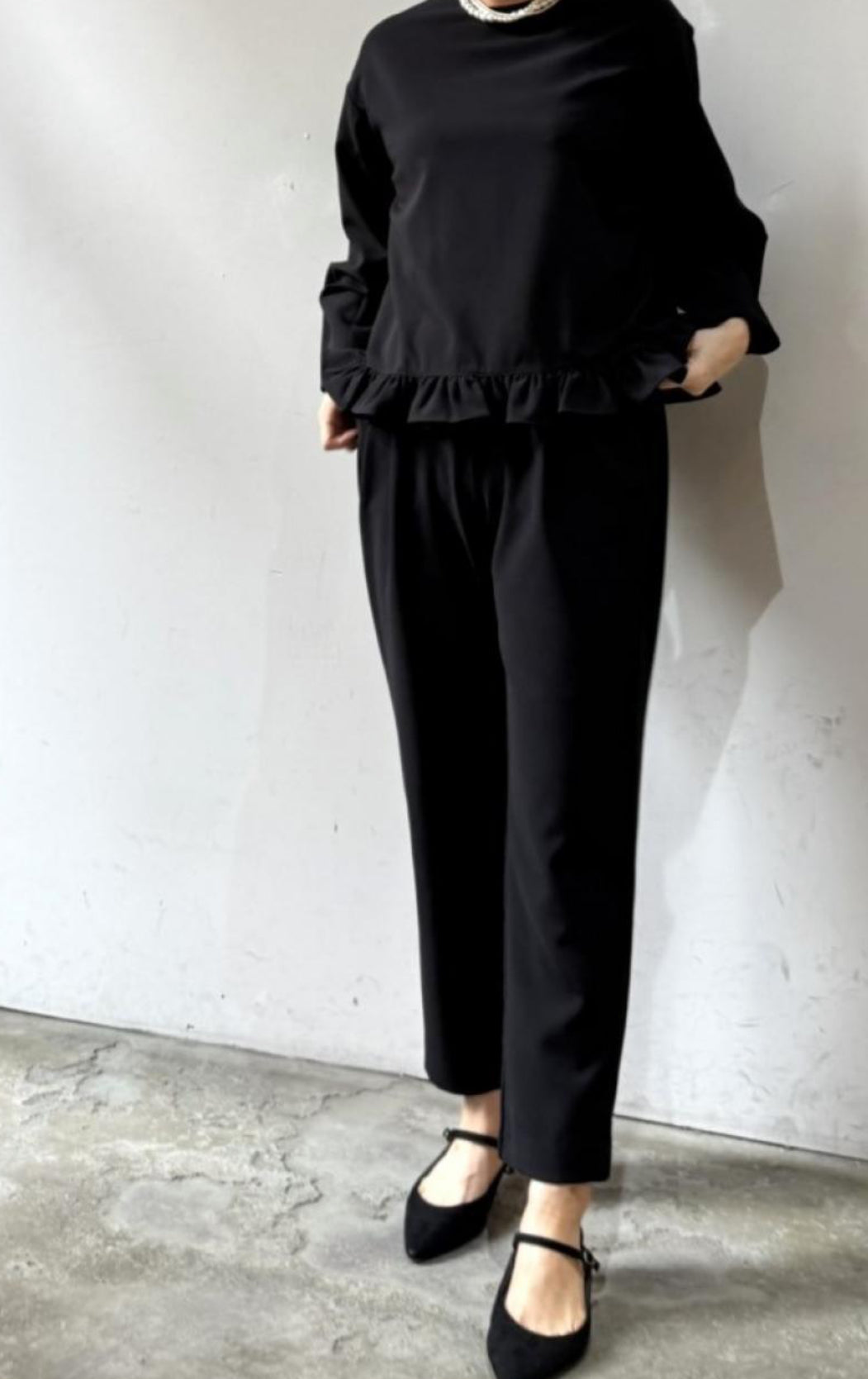 【anana】裾フリルブラウス/a51-042