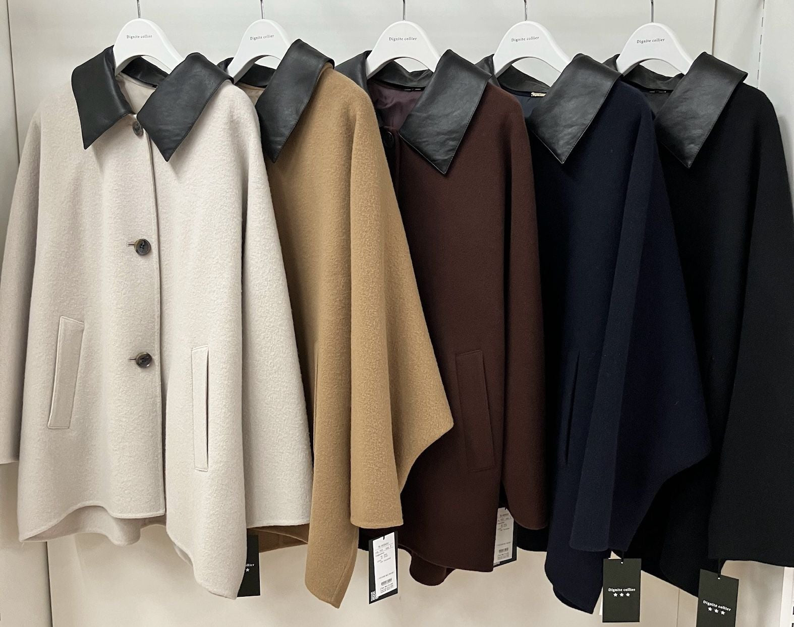 【Dignite Collier】ダブルフェイスステンカラーコート/80256201
