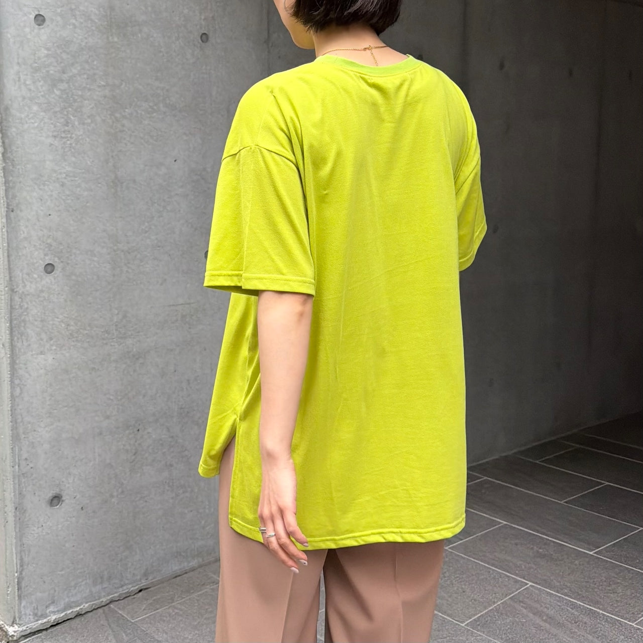 【Anna Kerry】箔プリントロゴルーズTシャツ/85261927
