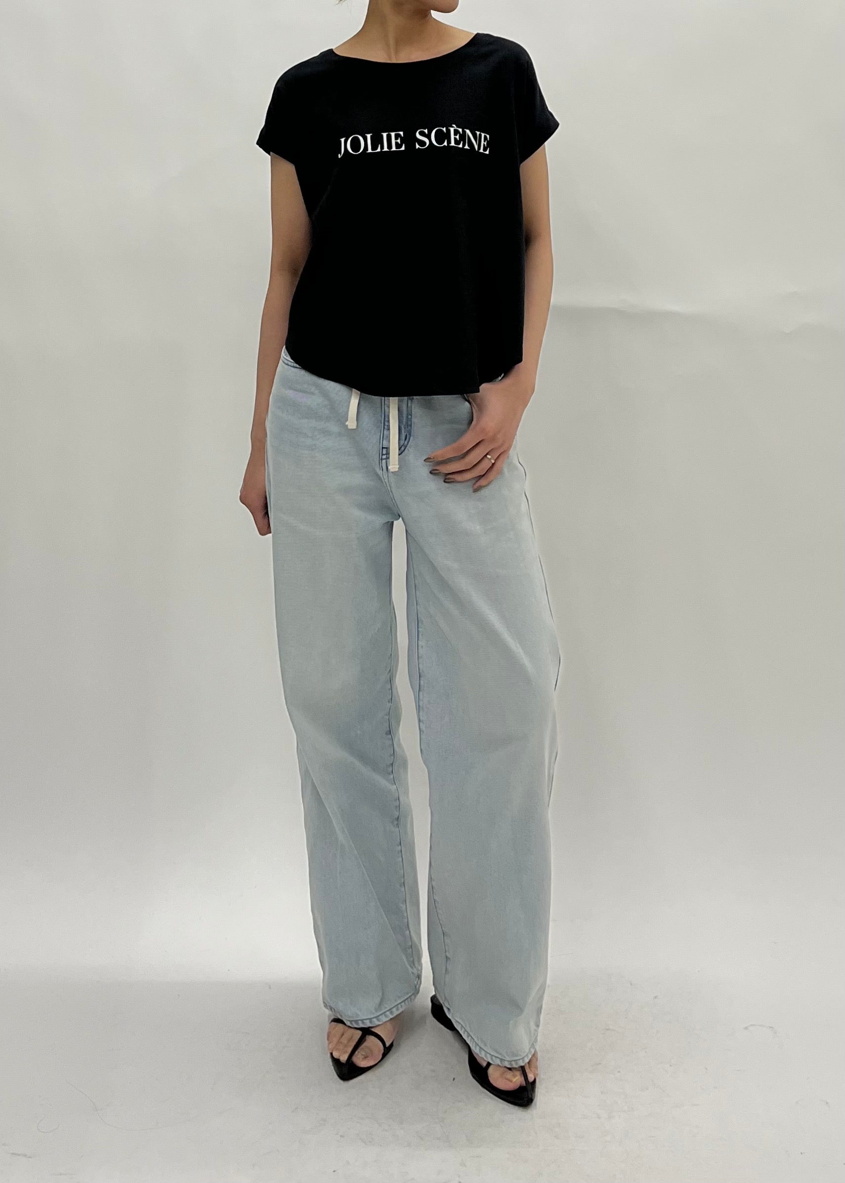 【PASSIONE】麻レーヨンロゴプルオーバー/26928