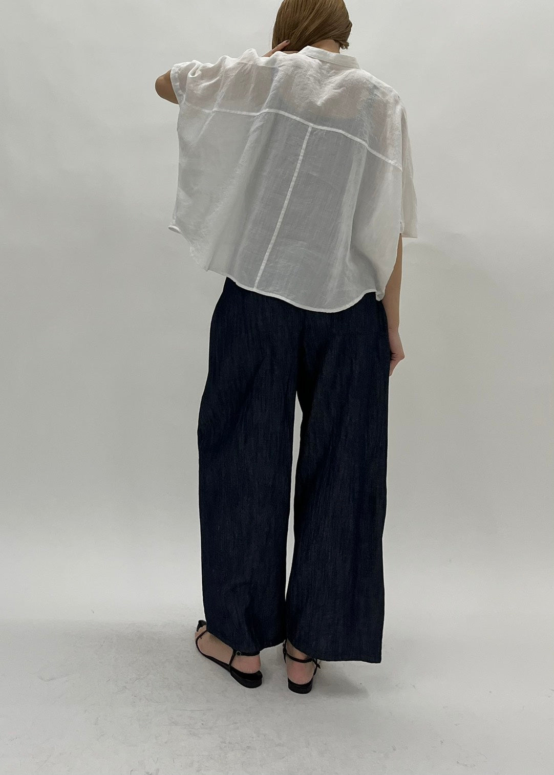 【PASSIONE】ラミー素材シャツ/26956